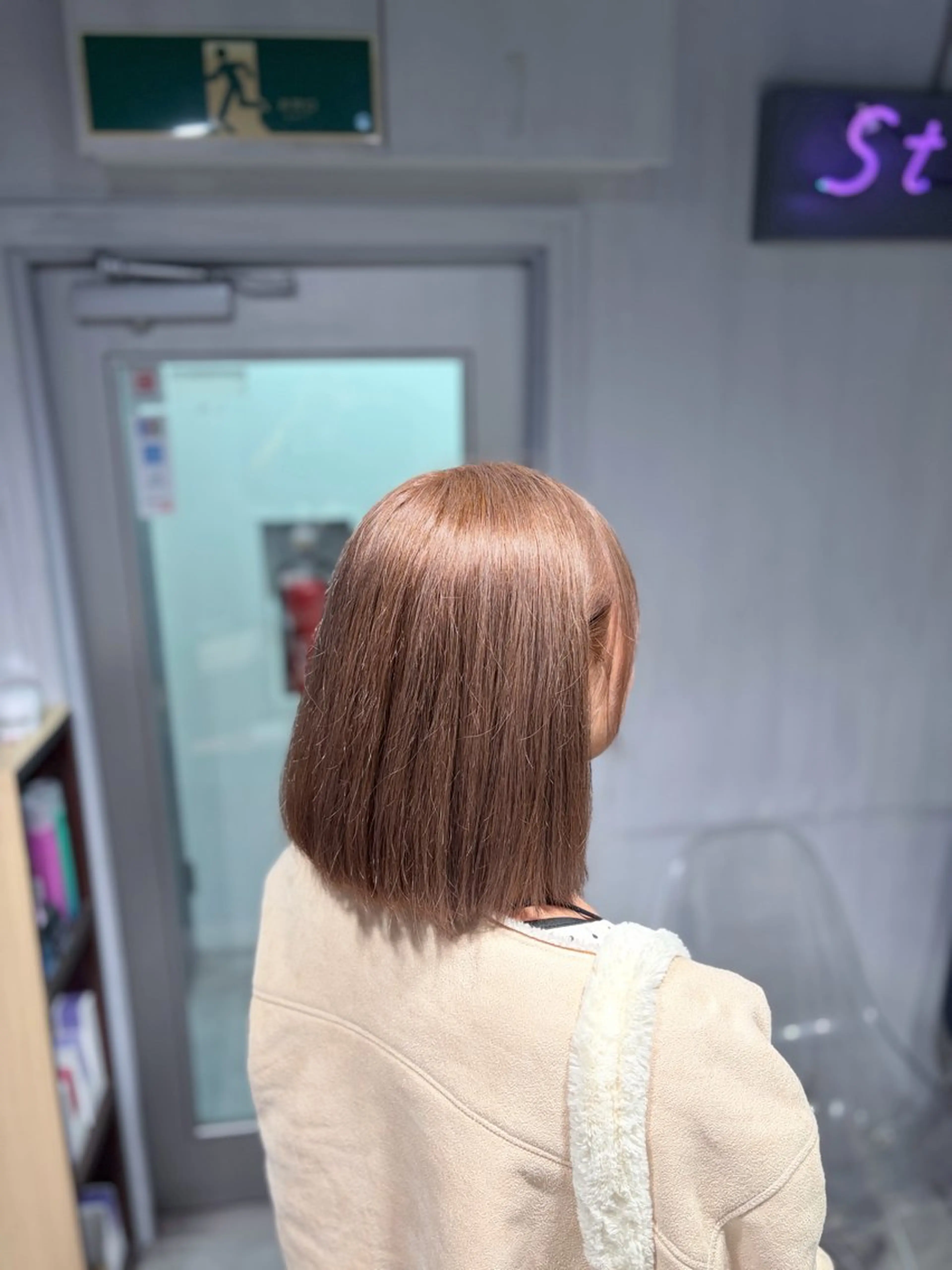 ミディアム カラー ヘアカラー トリートメント 川越ハイトーン🧸 Yumaのヘアスタイル
