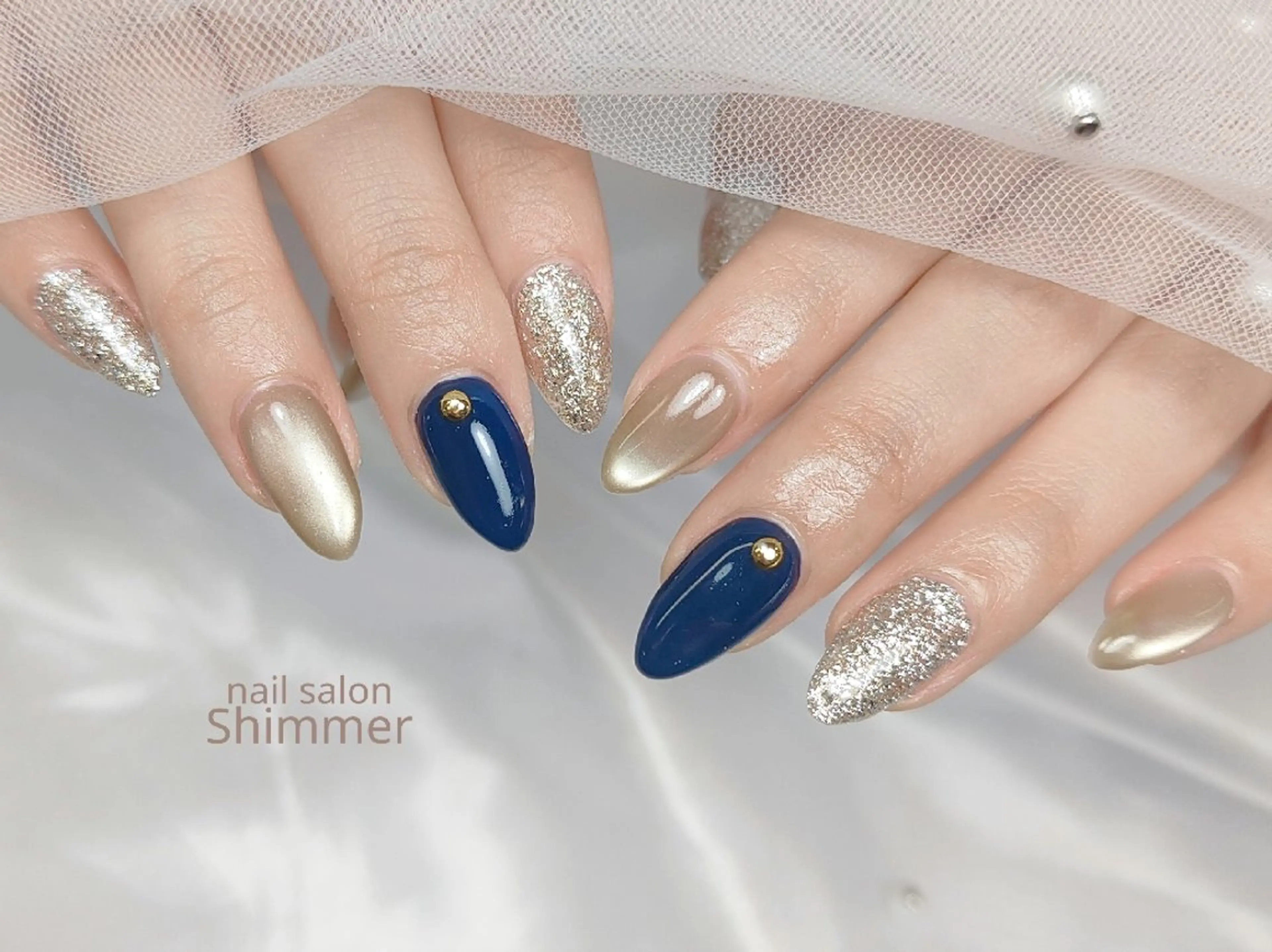 ネイル ハンドネイル Shimmer Asakoのネイルデザイン