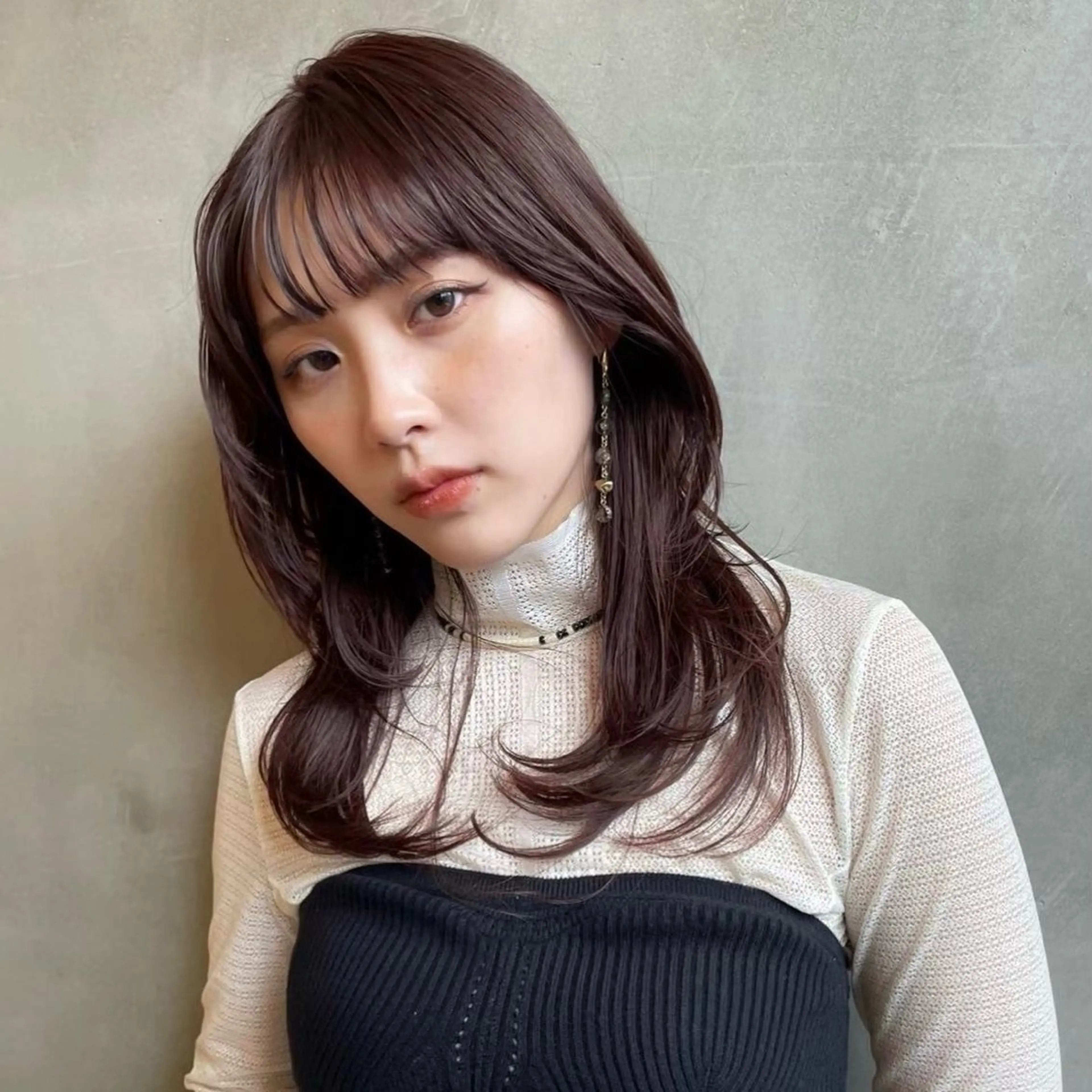 セミロング ヘアカラー 🦢パーマモデル 募集中🦢AI🫧のヘアスタイル