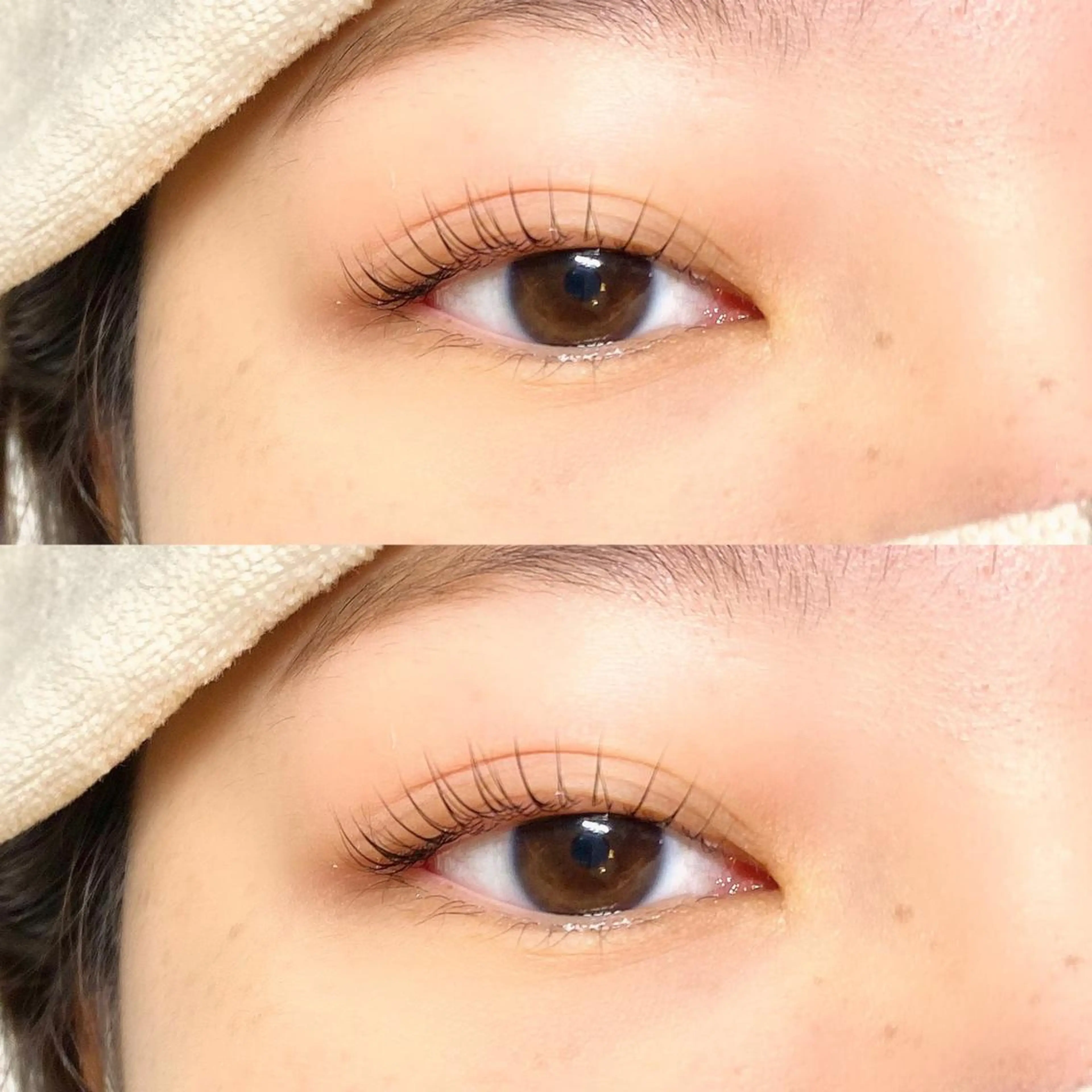 マツエク・マツパ パリジェンヌラッシュリフト un Linoのマツエク・マツパデザイン