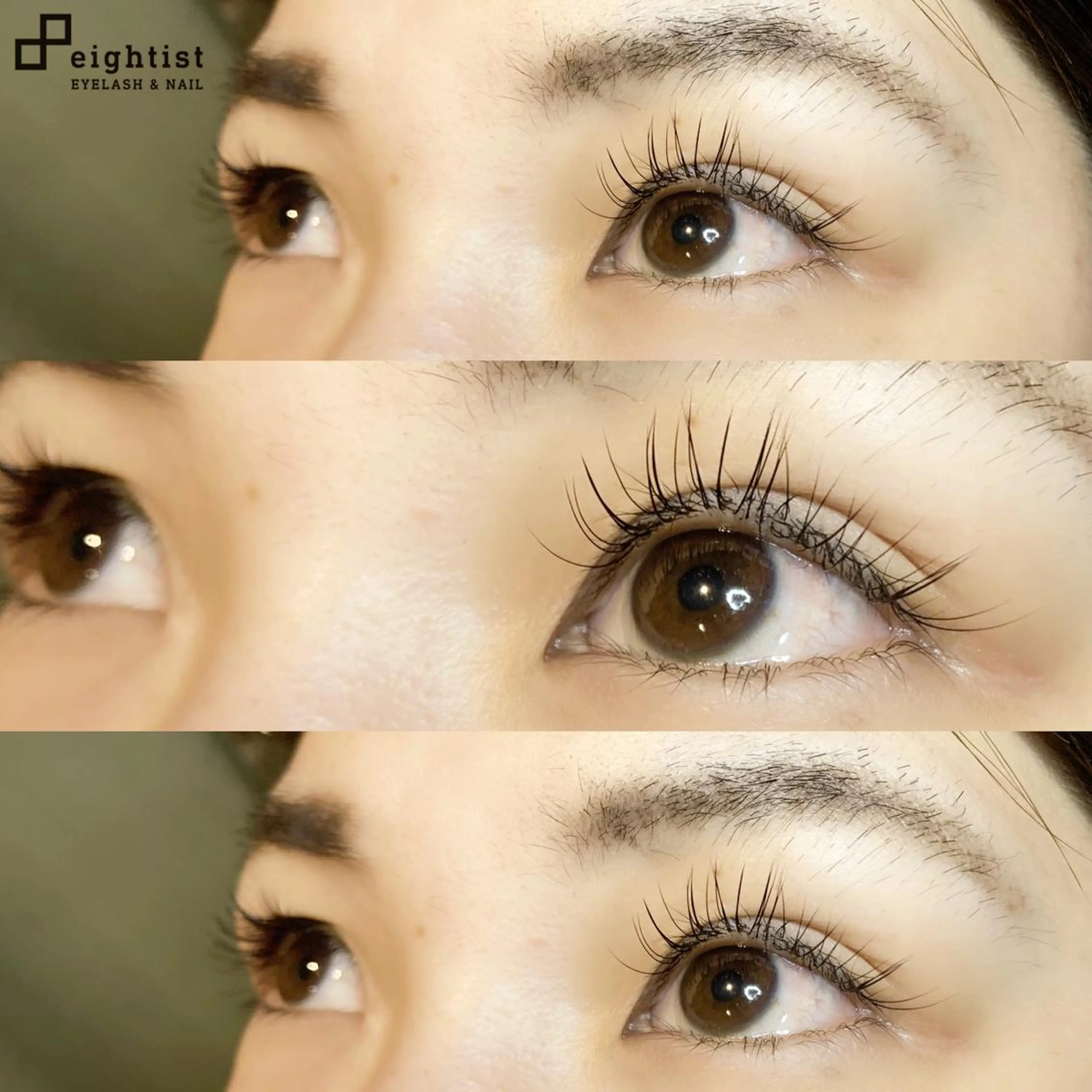 マツエク・マツパ Cカール セーブル kakimoto .hのマツエク・マツパデザイン