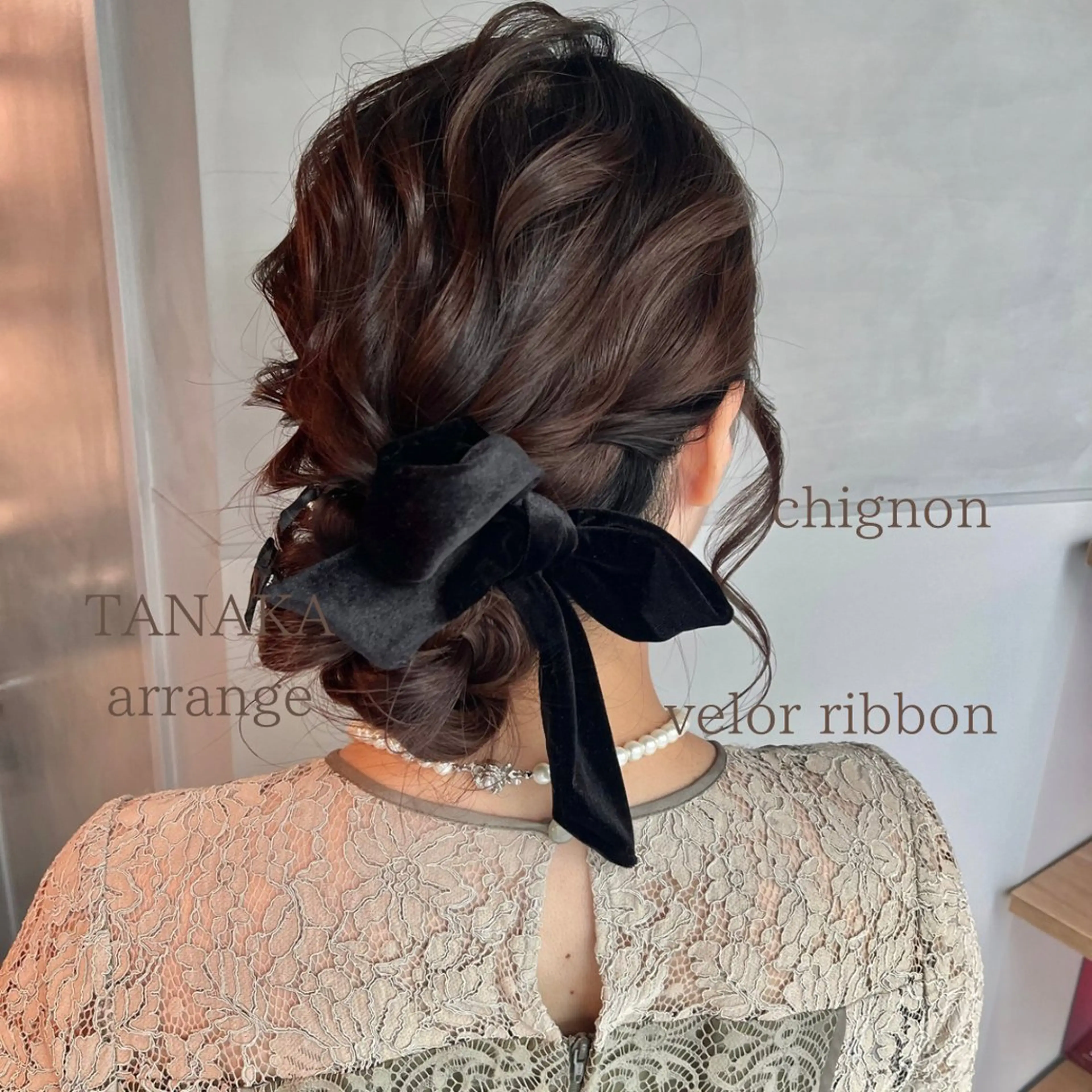 ヘアアレンジ ポニーテール 結婚式・ブライダル 卒業式のヘアスタイル ヘアセット charm《銀座》 ヘアセット/縮毛矯正のヘアスタイル