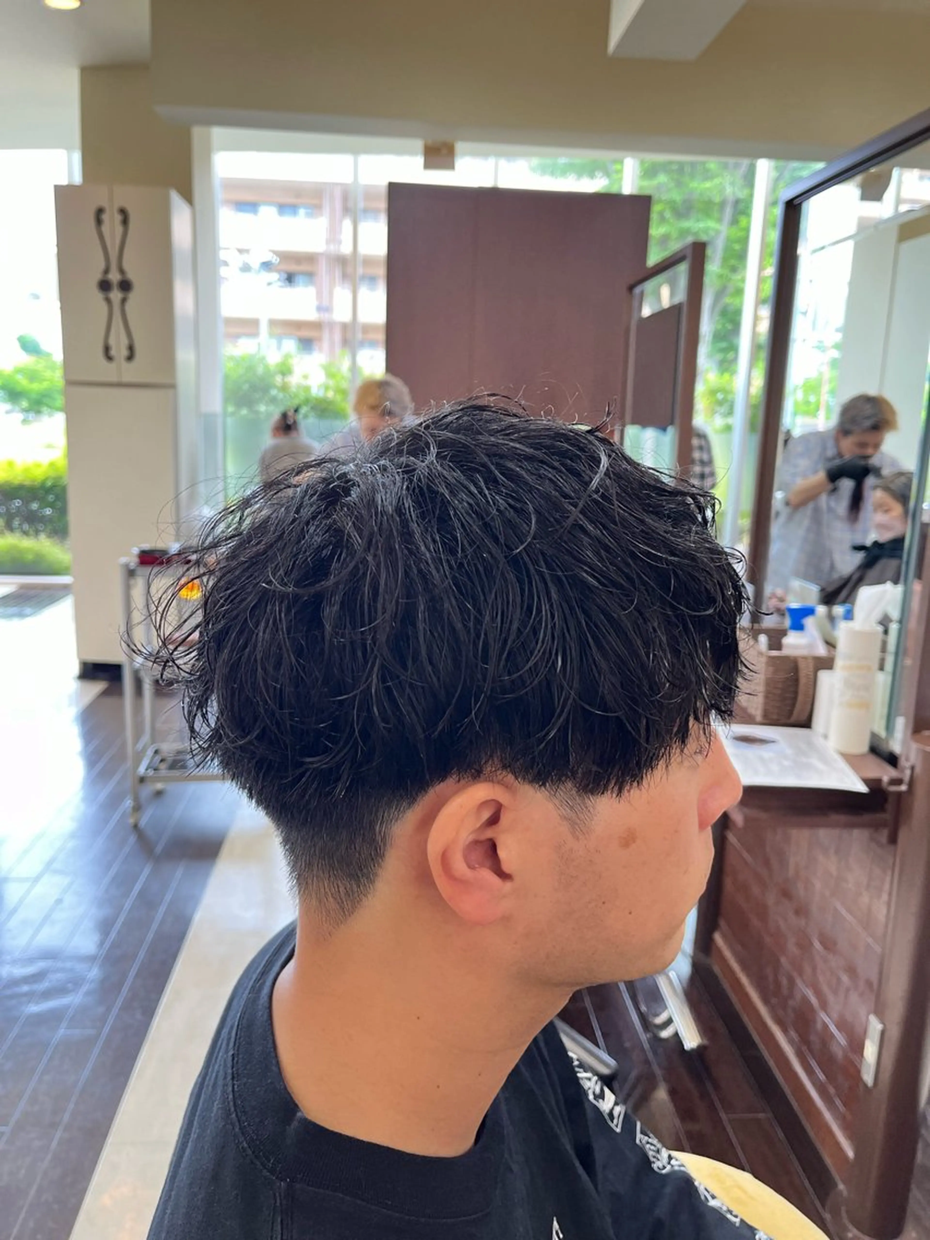 ショート パーマ メンズ マッシュ メンズパーマ 刈り上げ 🧊メンズ特化🧊 高木航希のヘアスタイル