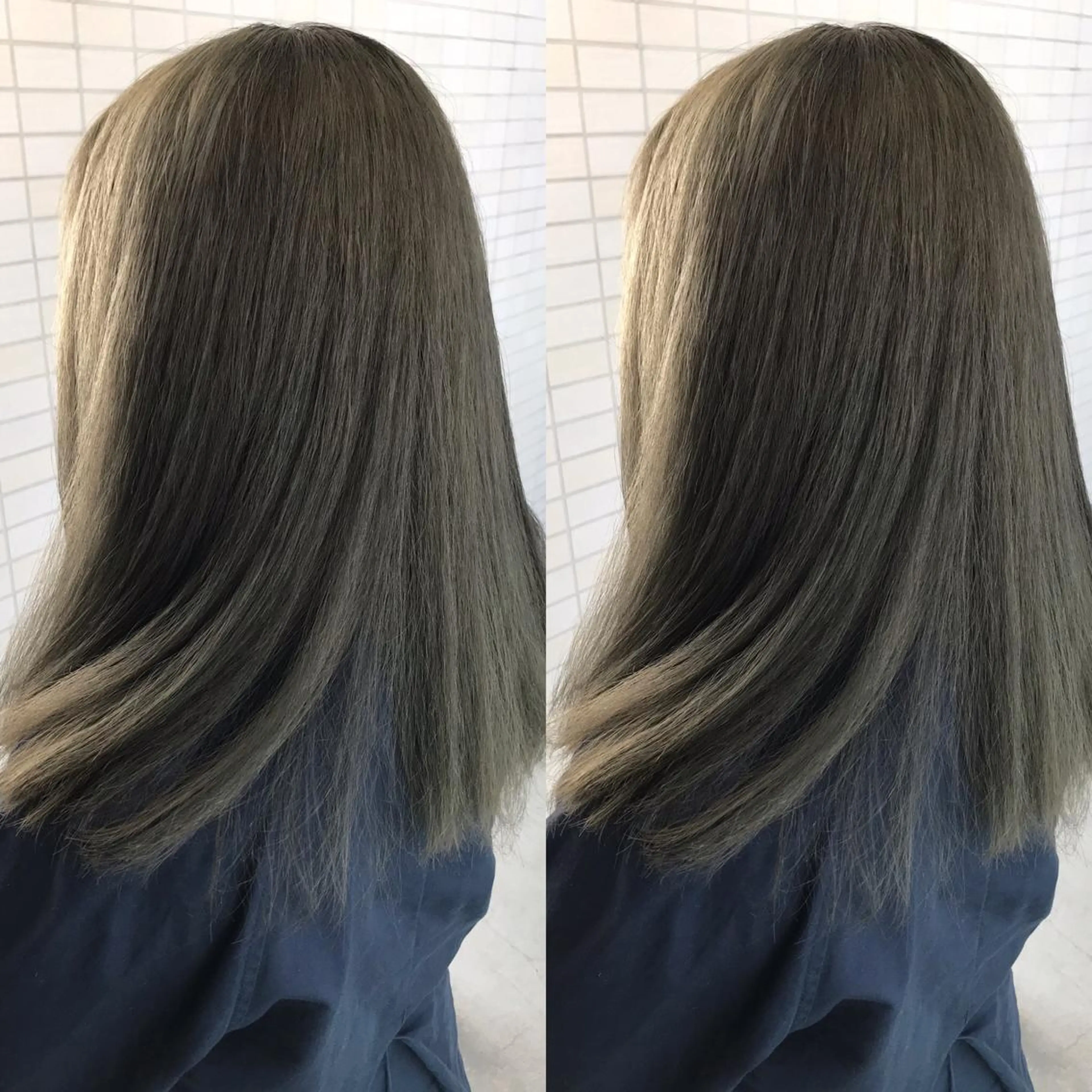 セミロング カラー Livnaリヴナ立川所属・レイヤー/ハイライト /立川/赤池宏隆のヘアスタイル