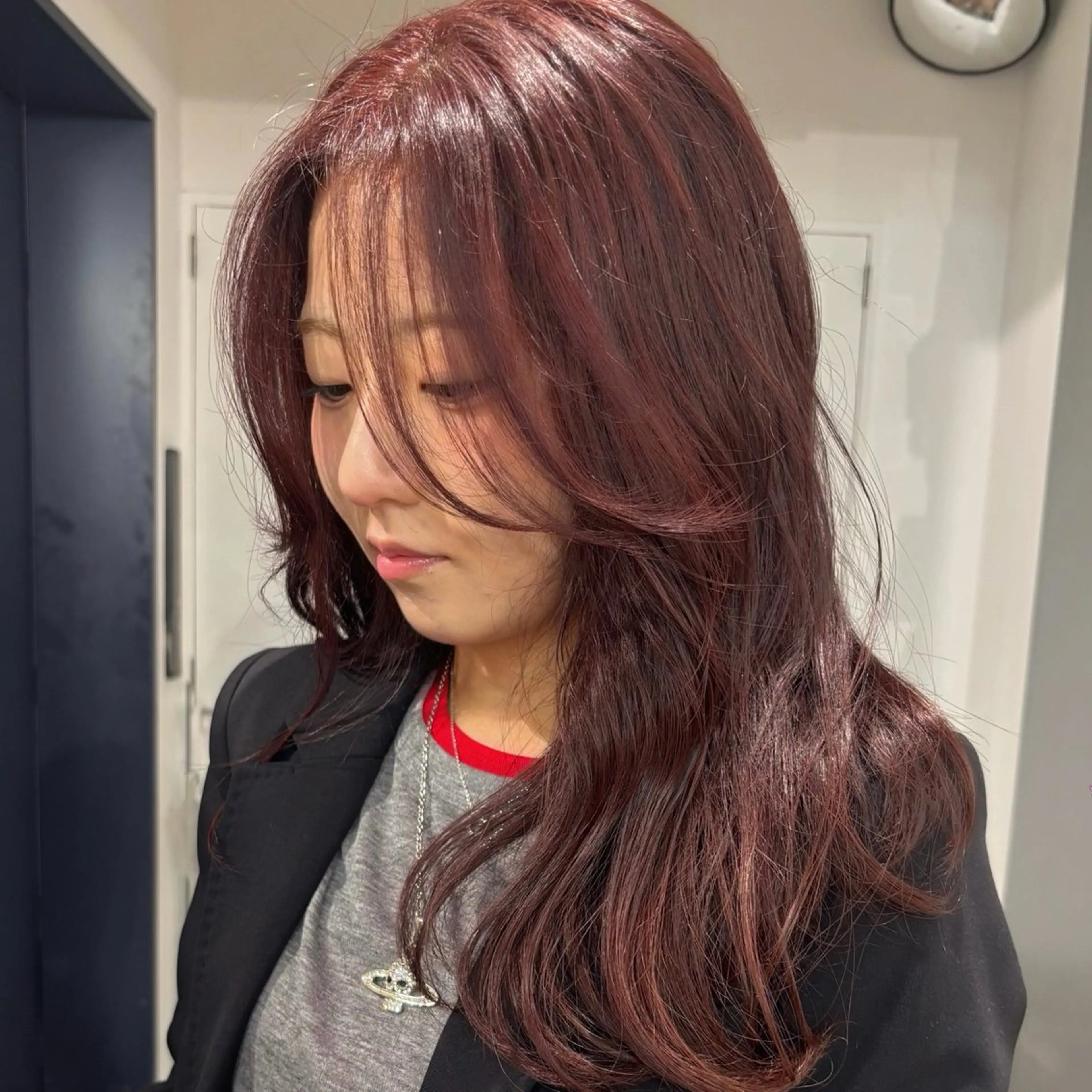 セミロング カラー 🎀ブリーチカラー/ Kano🎀のヘアスタイル