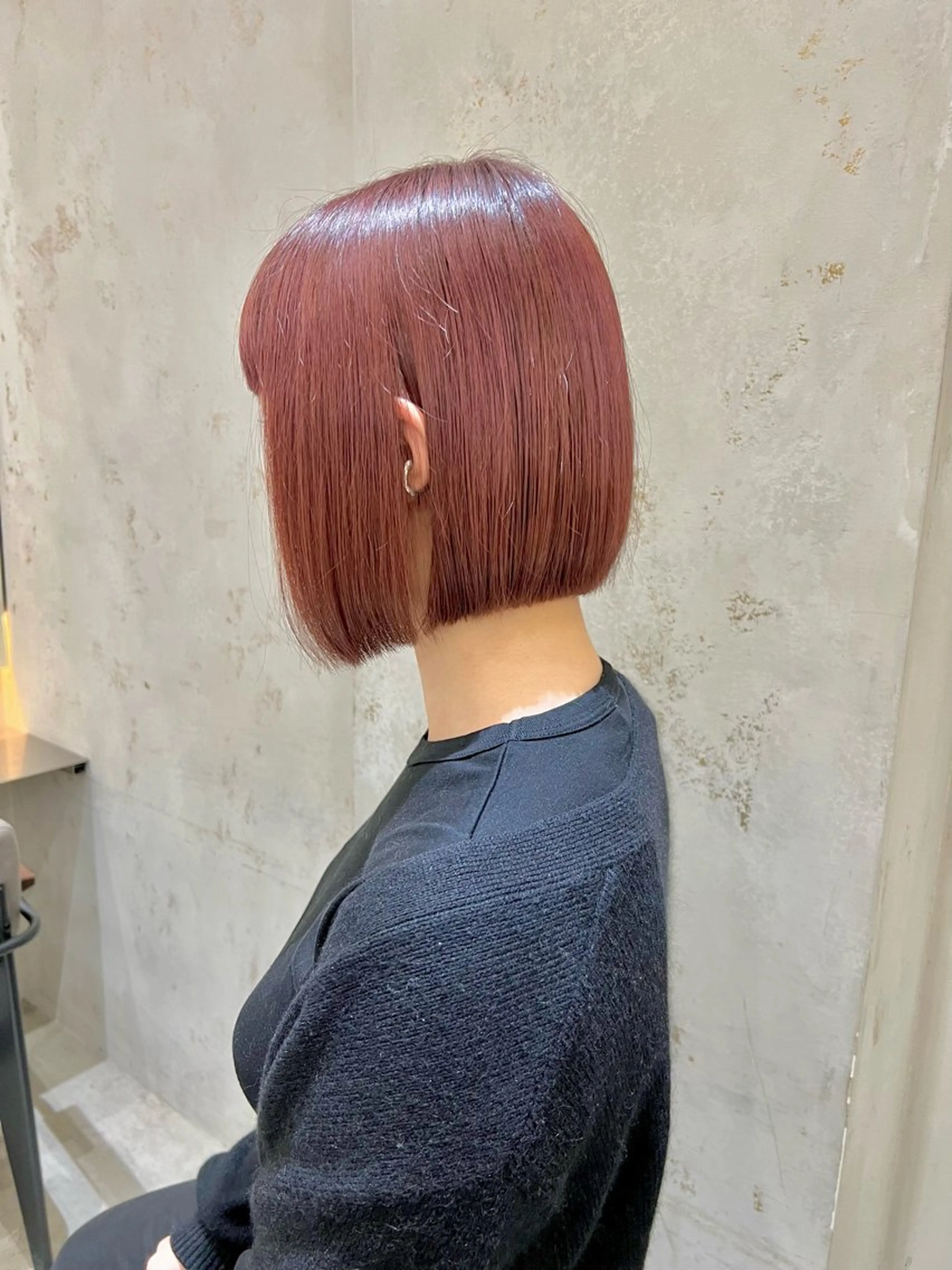 【🌸ダメージレスに透明感🌸】カット🩵＋ブリーチなしダブルカラー💛高保湿内部補修トリートメント🩵ボブ/レイヤーの写真