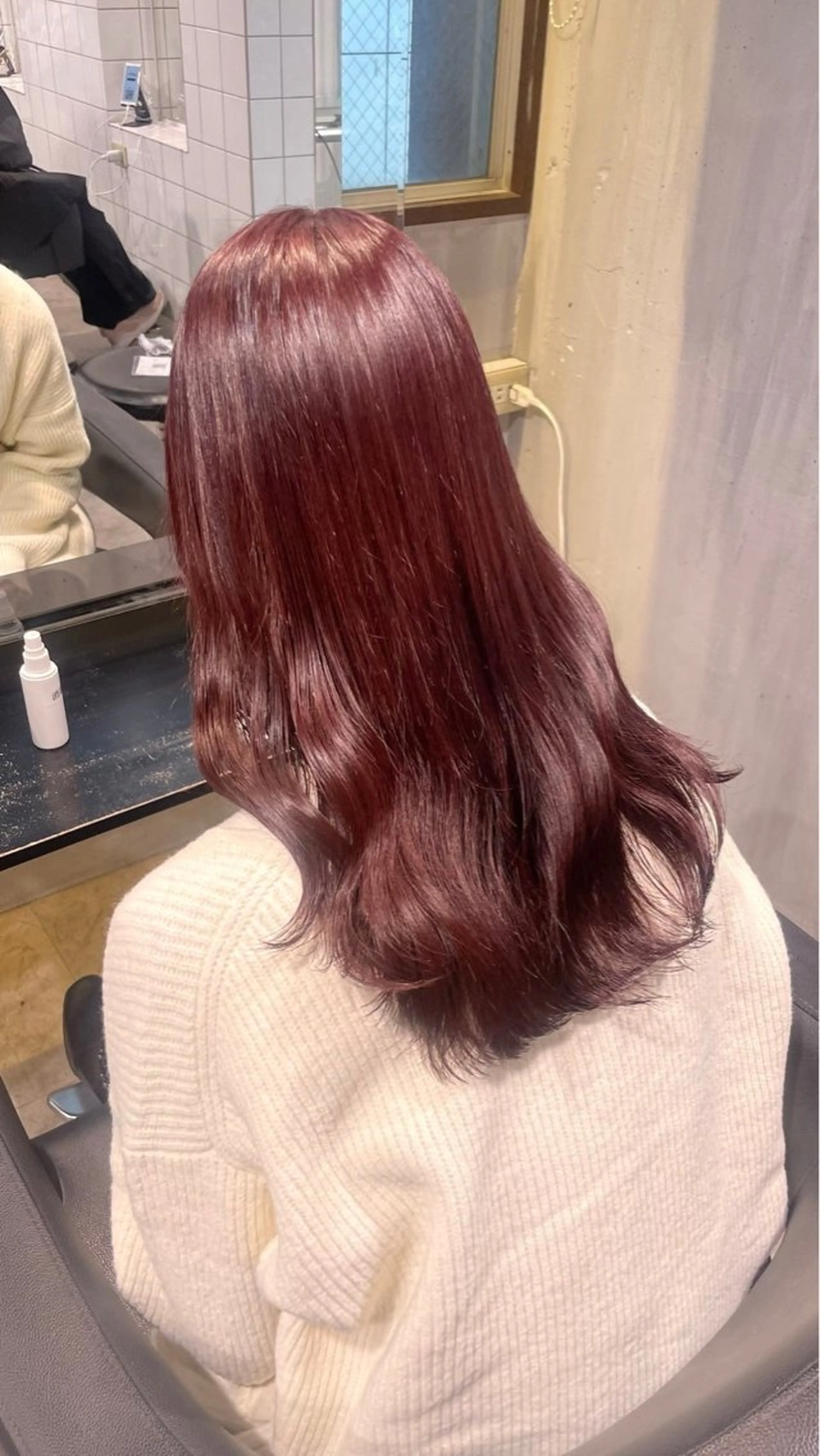 ロング カラー カット ヘアカラー うる艶ストレート♡透 明感カラー♡かずまるのヘアスタイル