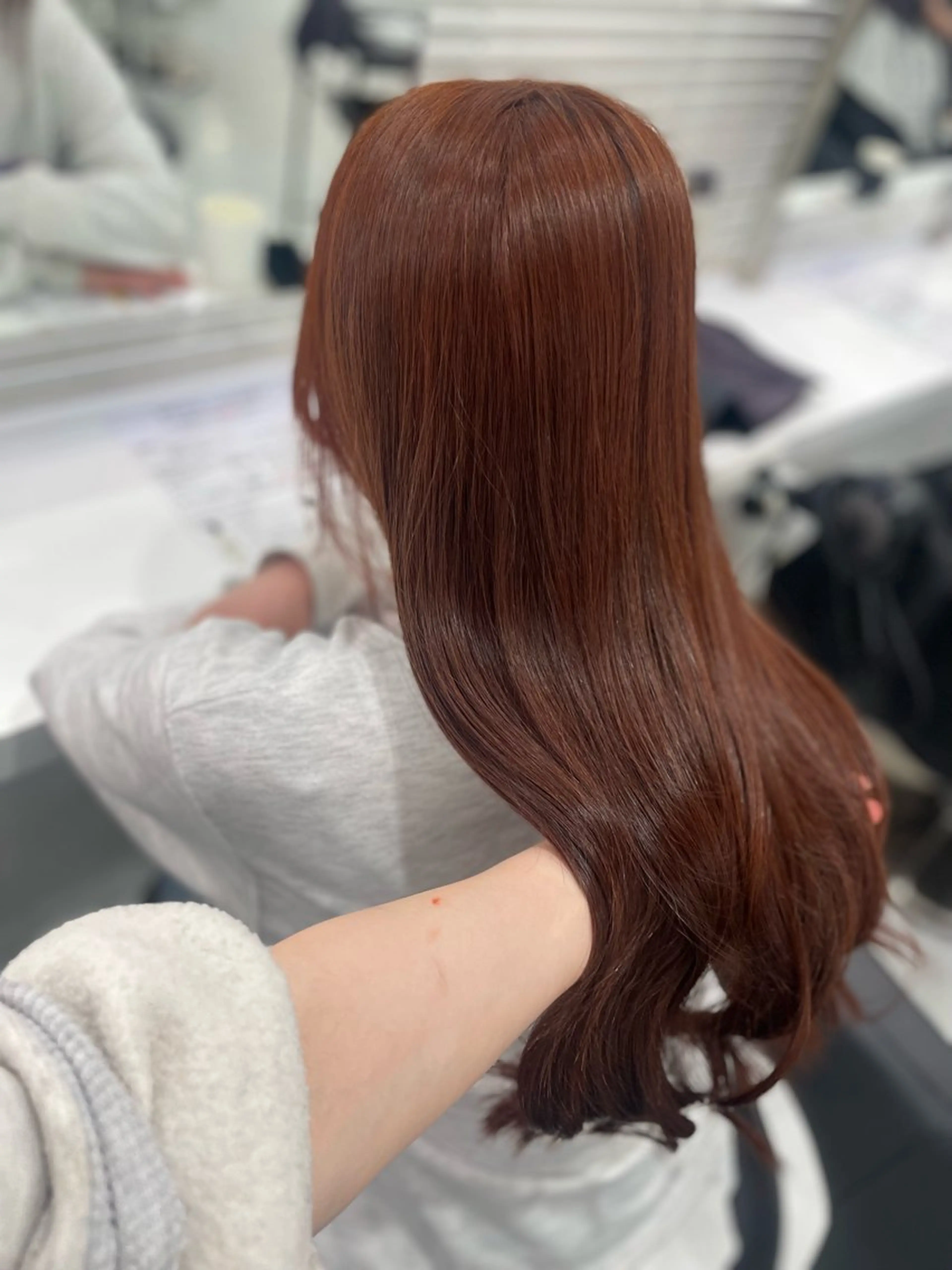 ロング カラー カット ヘアカラー トリートメント 💗トレンドモテヘア Natsumi 💗のヘアスタイル