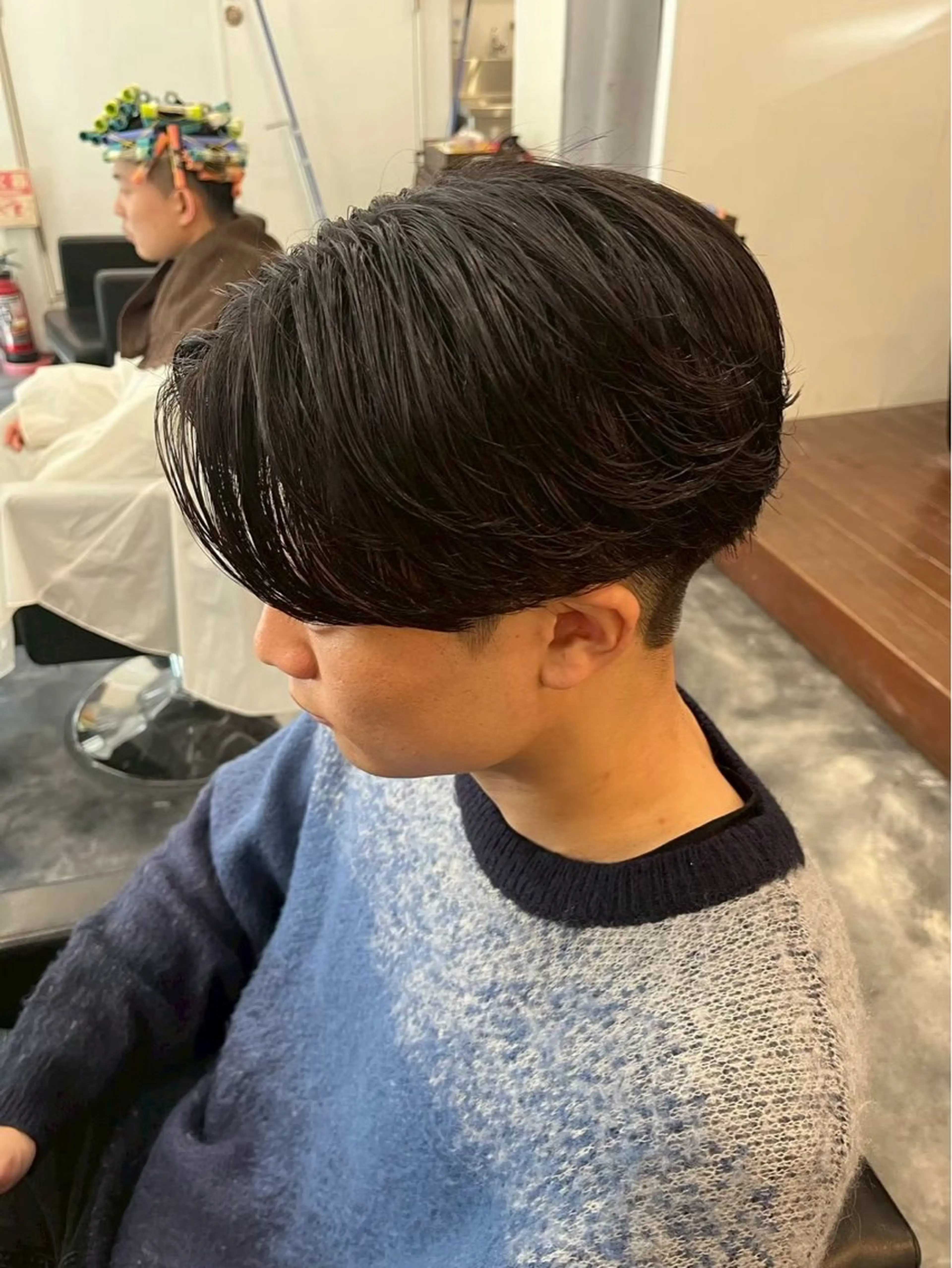 ショート メンズ 縮毛矯正 縮毛矯正 正岡 太陽のヘアスタイル