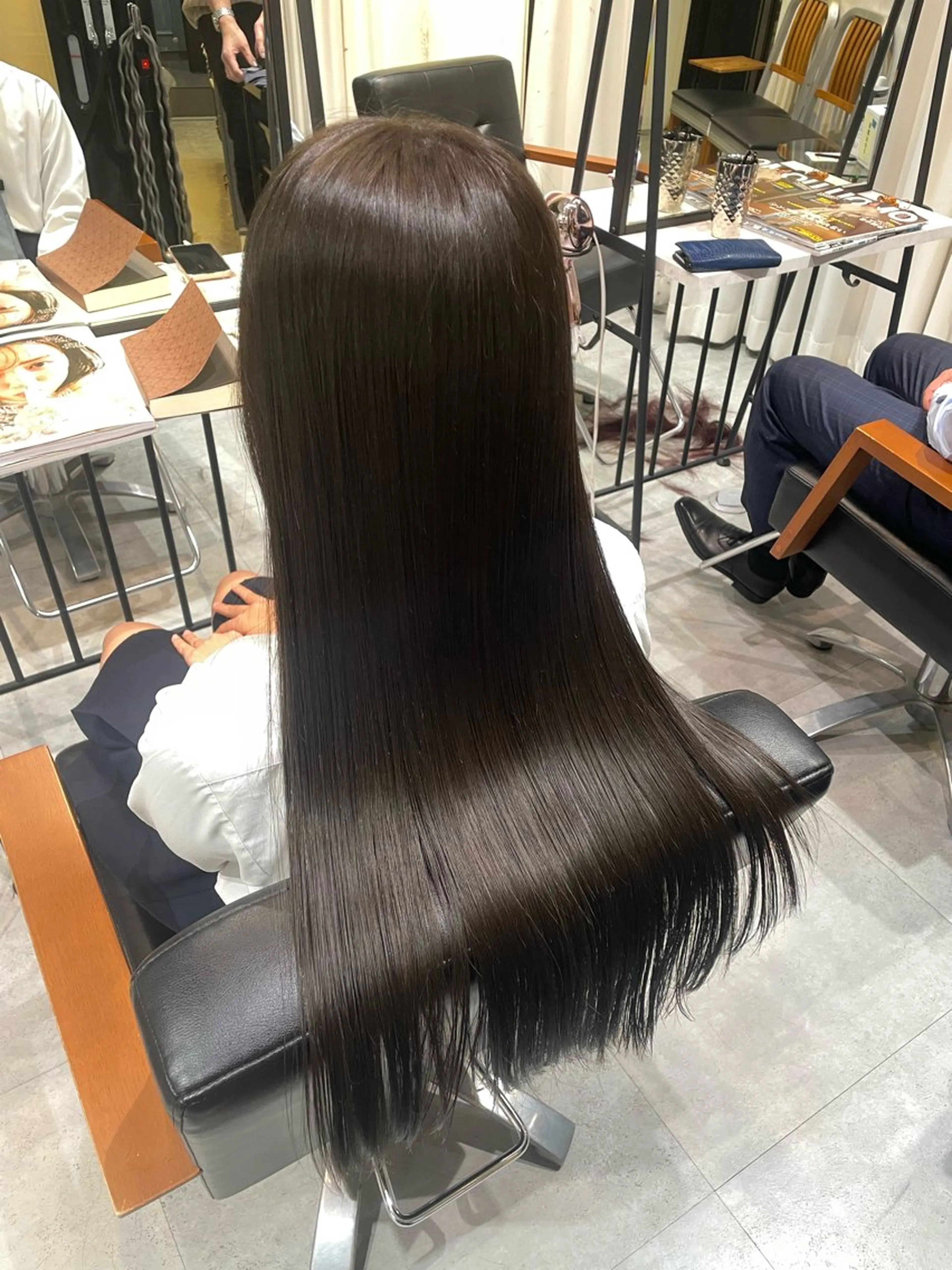 ロング mion🦋韓国ヘア 透明感カラー🫧のヘアスタイル