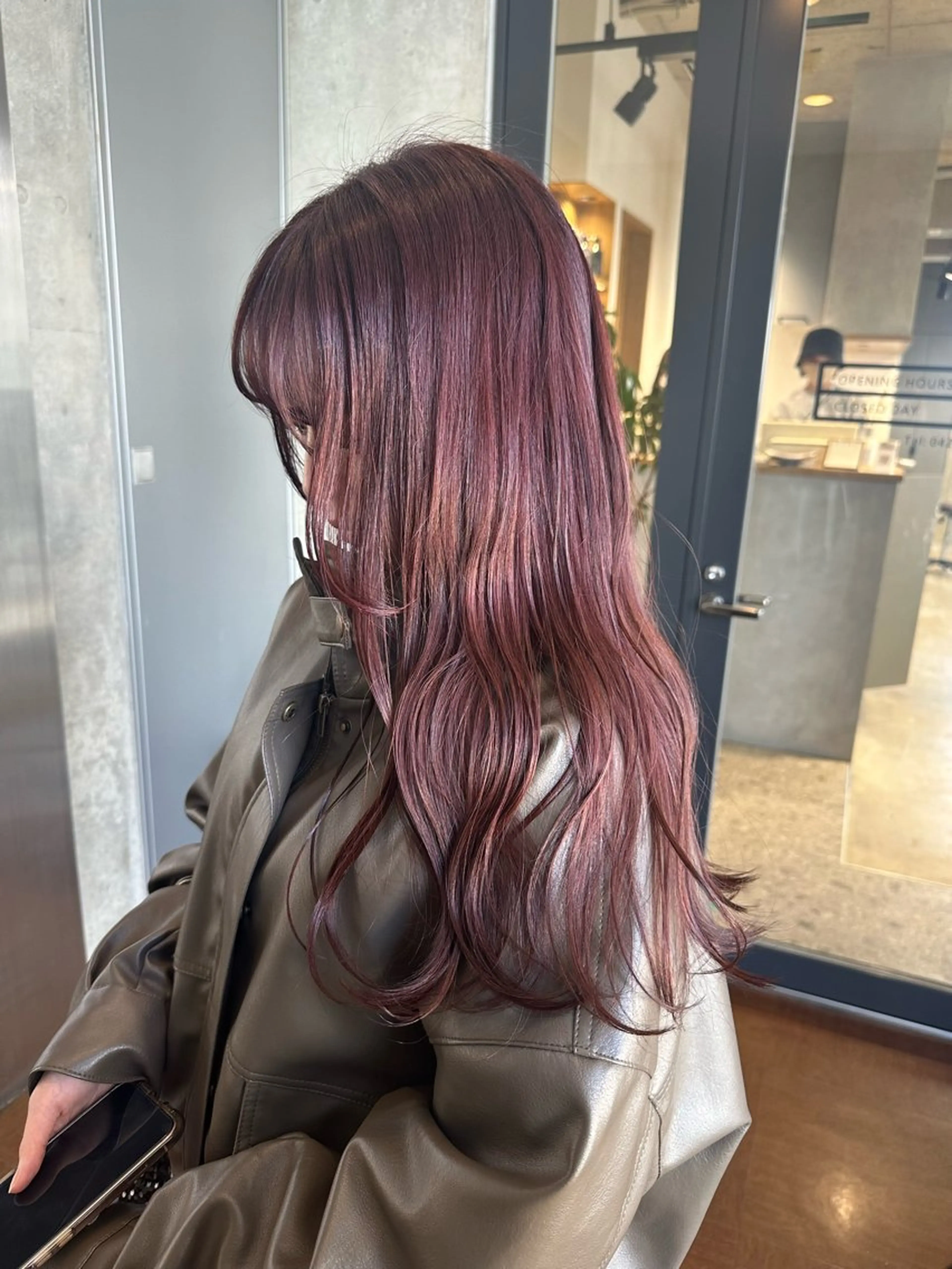 セミロング ヘアカラー ︎🤎W color MIYU‎🤎のヘアスタイル