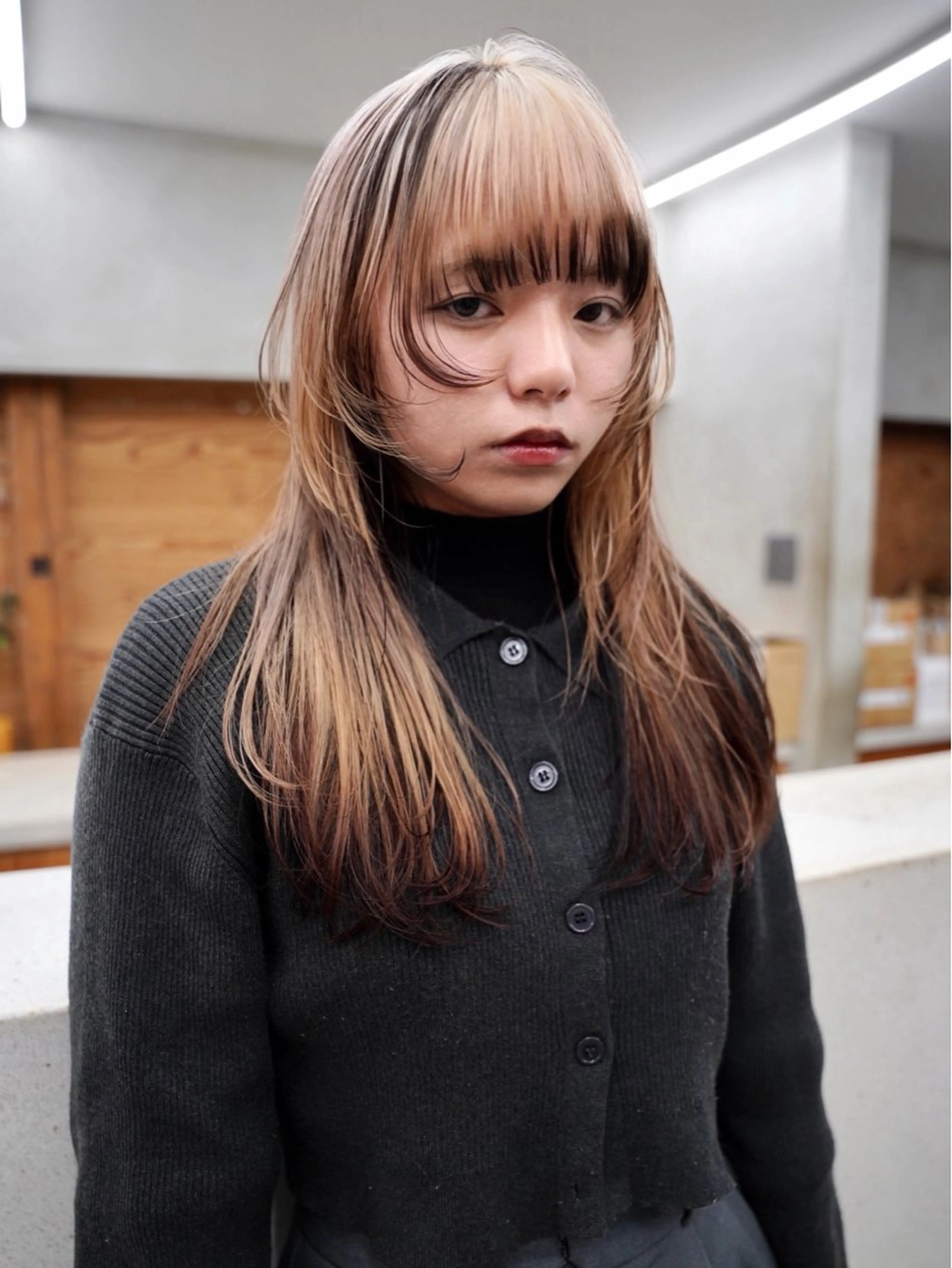 ミディアム カラー デザインカラー カット ヘアカラー トリートメント Kaito🐶/ デザイン/レイヤーのヘアスタイル