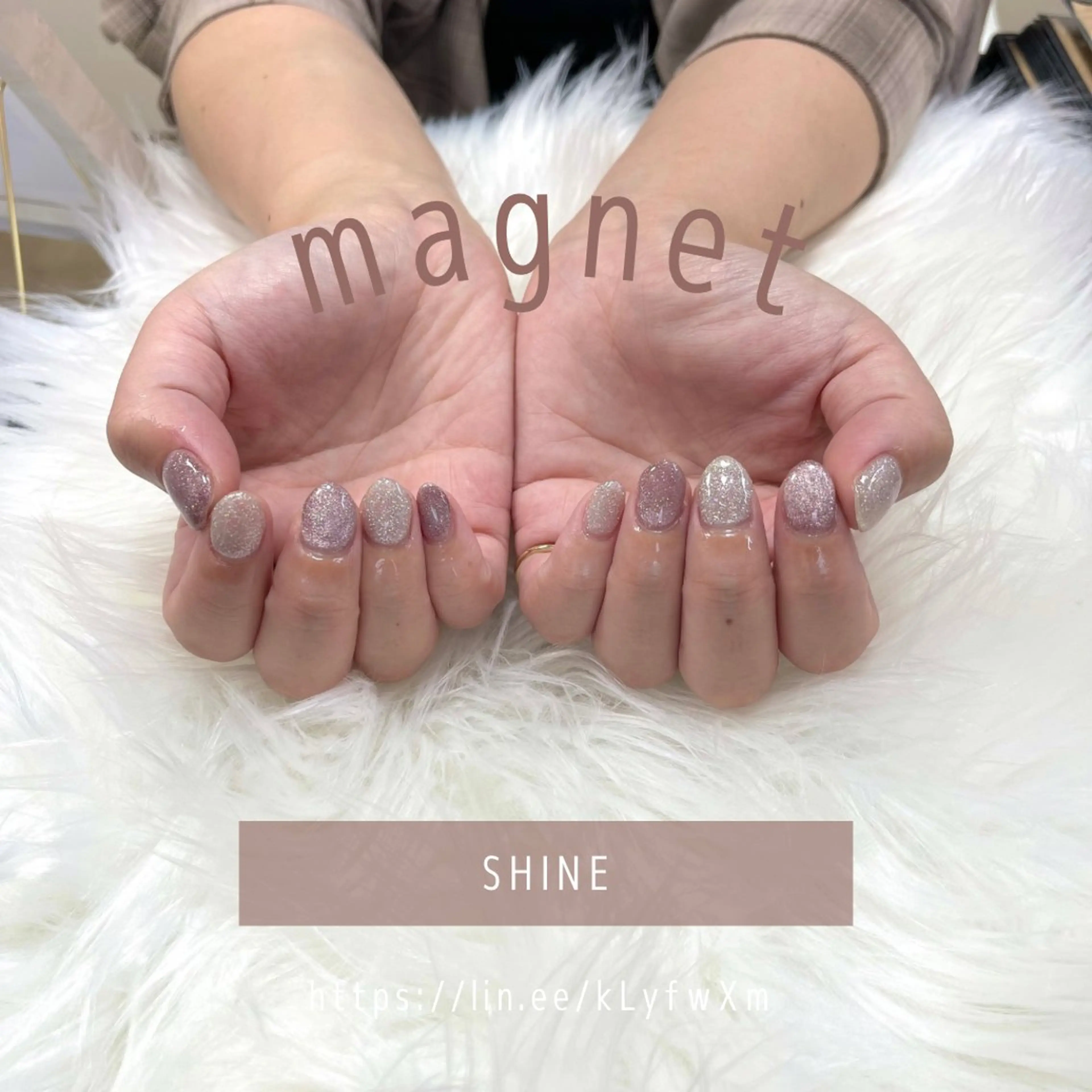 ネイル マグネットネイル SHINE nail salonのネイルデザイン