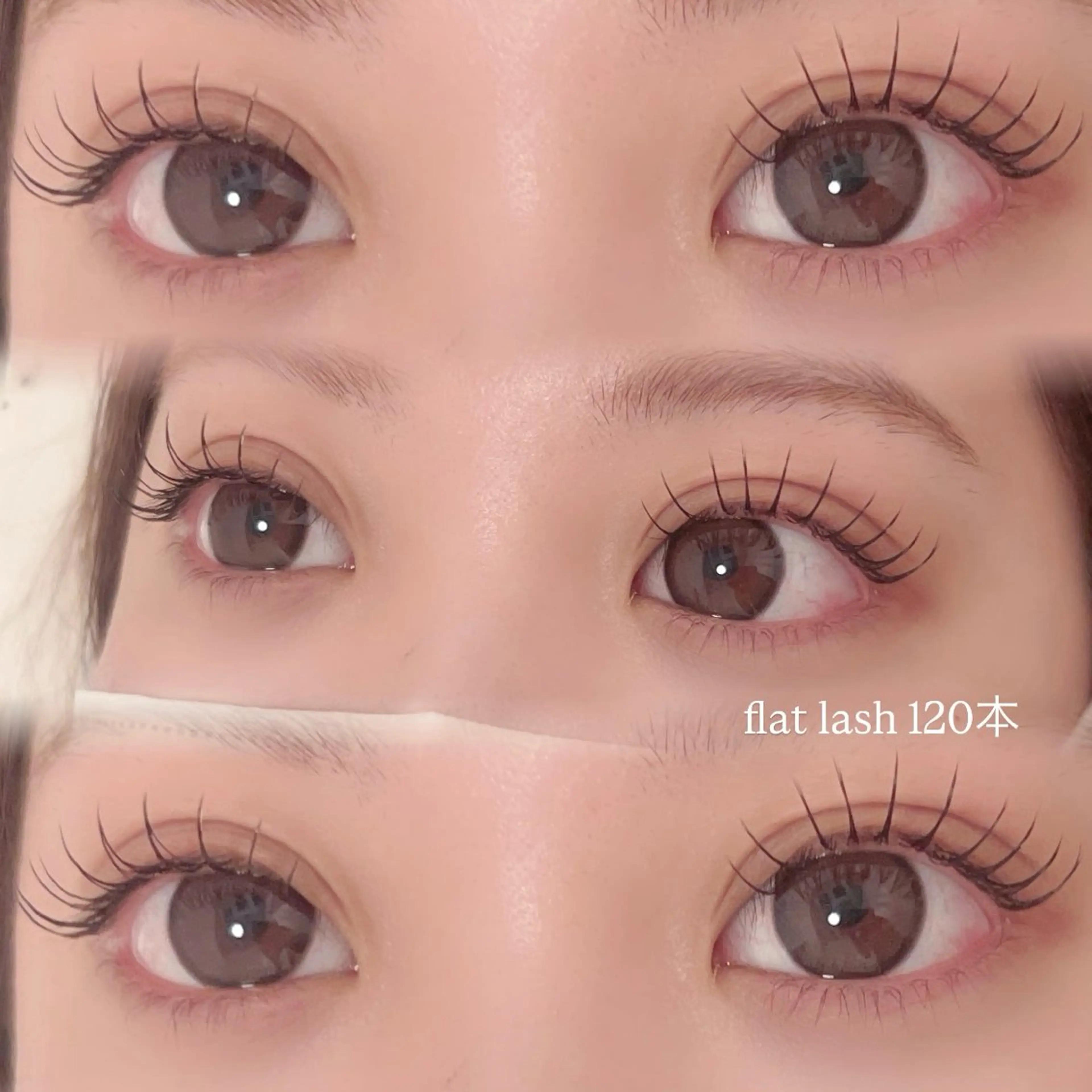 マツエク・マツパ 束感まつ毛 Cカール フラットラッシュ こと / 束感マツエク🐩🤍のマツエク・マツパデザイン