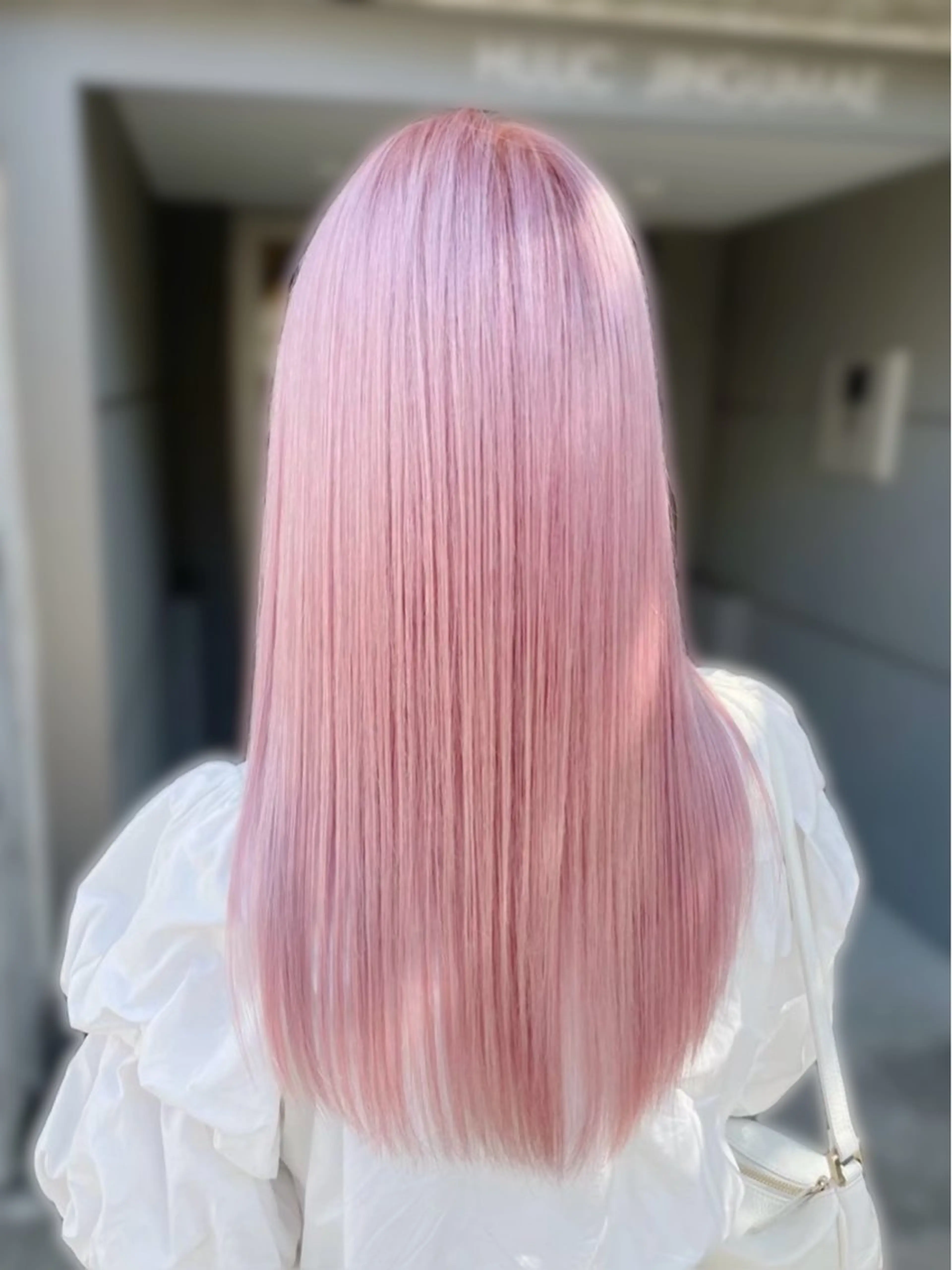 ロング カラー パーマ ヘアアレンジ メンズ キッズ ヘアカラー トリートメント レイヤー×ハイトーン / mihana🪐のヘアスタイル