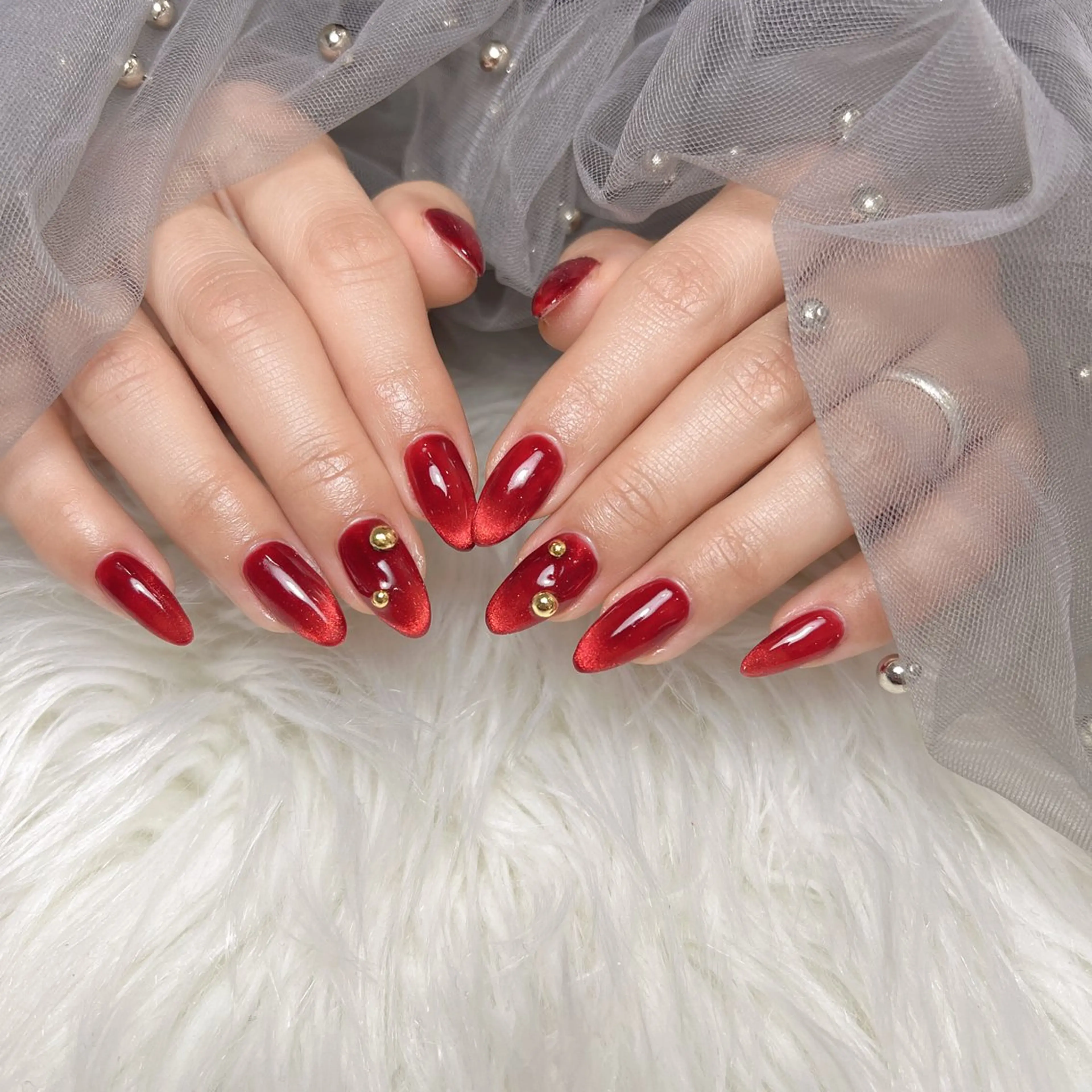 ネイル 長さ出し フットネイル フレンチネイル ガラスフレンチ グラデーション ハンドネイル M2beauty Renaのネイルデザイン