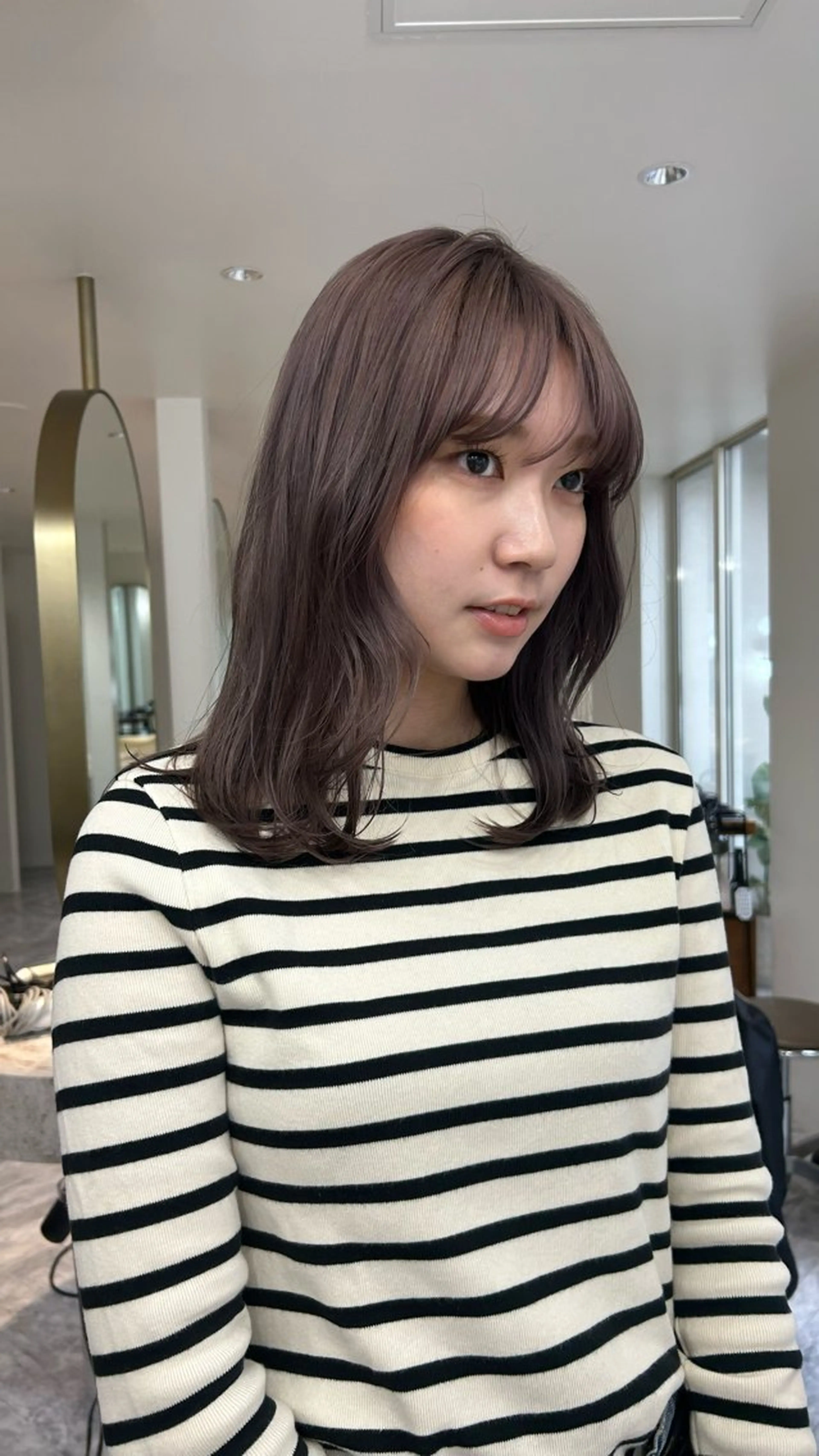 ミディアム カラー ヘアカラー じゅわっと暖色カラー 🍊Moemiのヘアスタイル