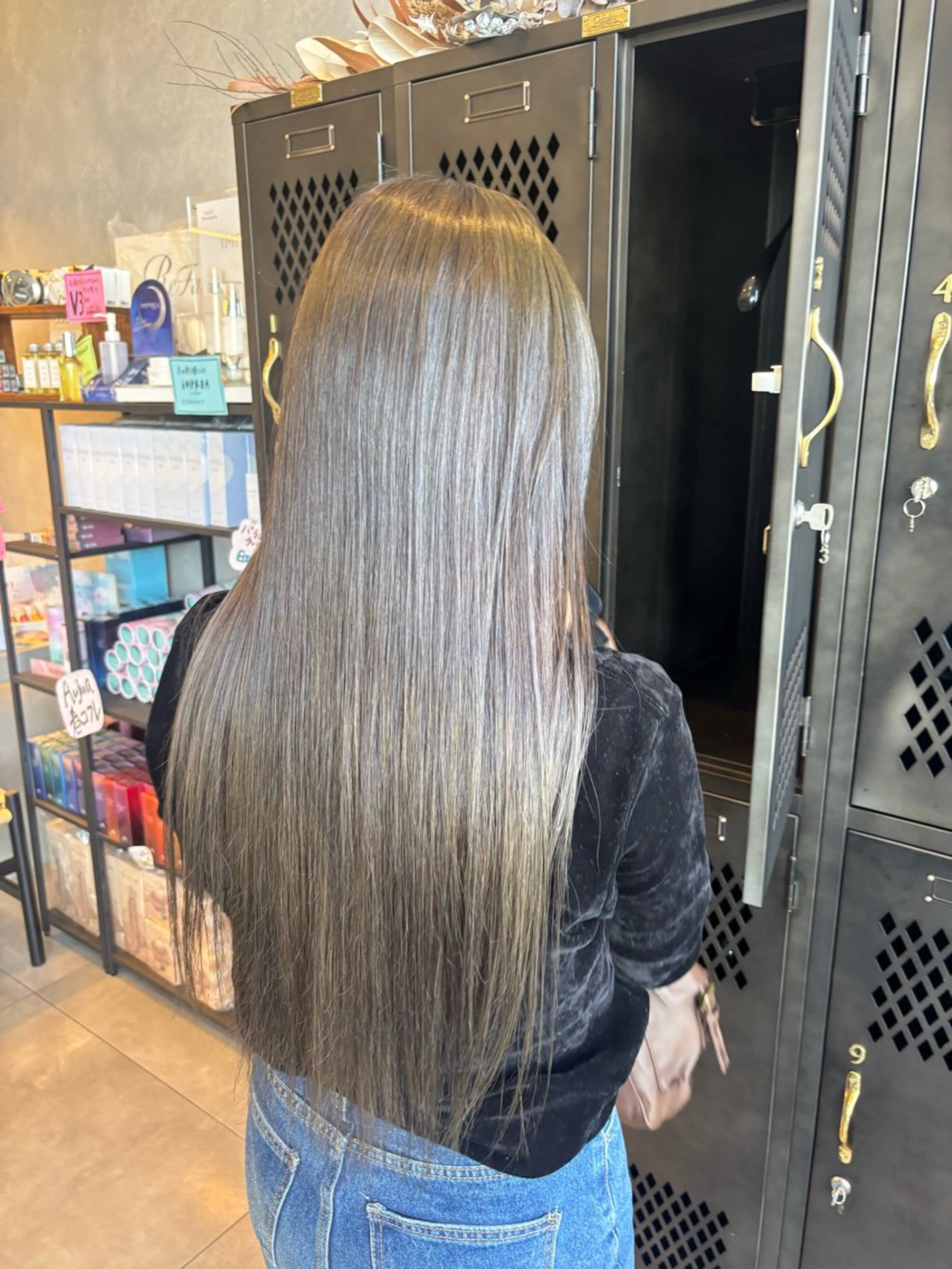 ロング 心美/ブリーチなし 透明感カラーのヘアスタイル