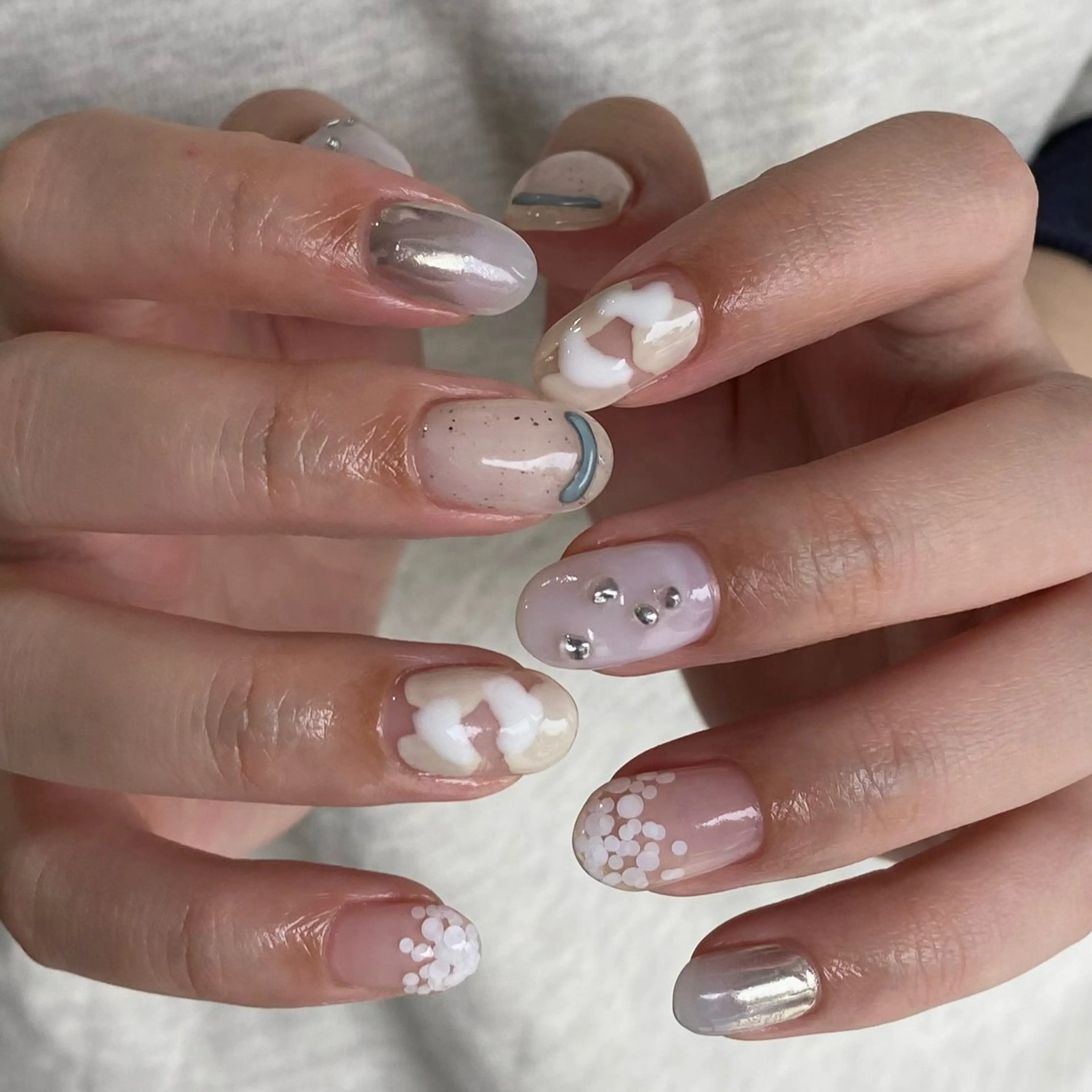 ネイル ハンドネイル NUE rico / ニュアンスネイルのネイルデザイン