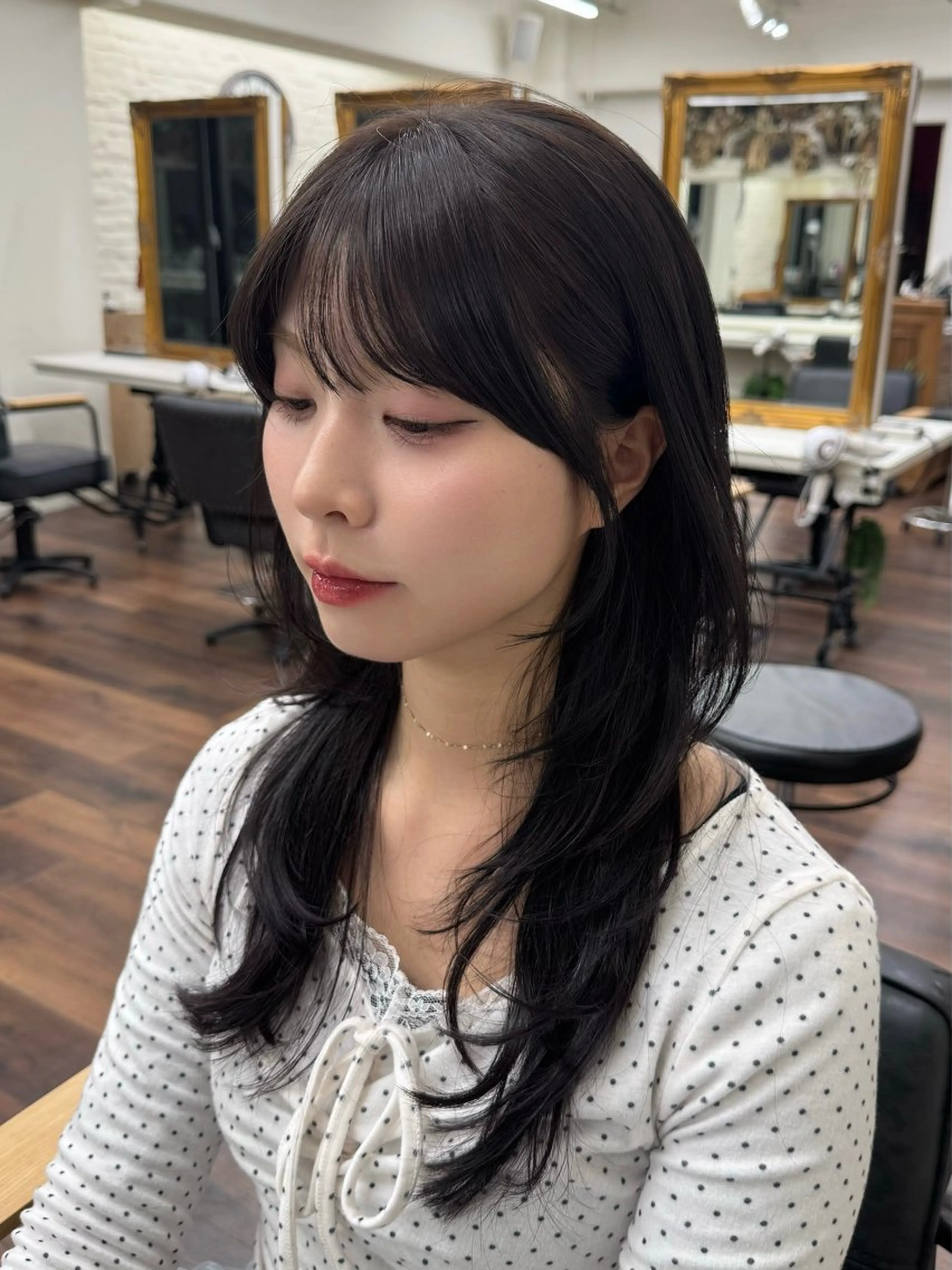 ロング カット ウルフ/レイヤー /髪質改善　ナユタのヘアスタイル