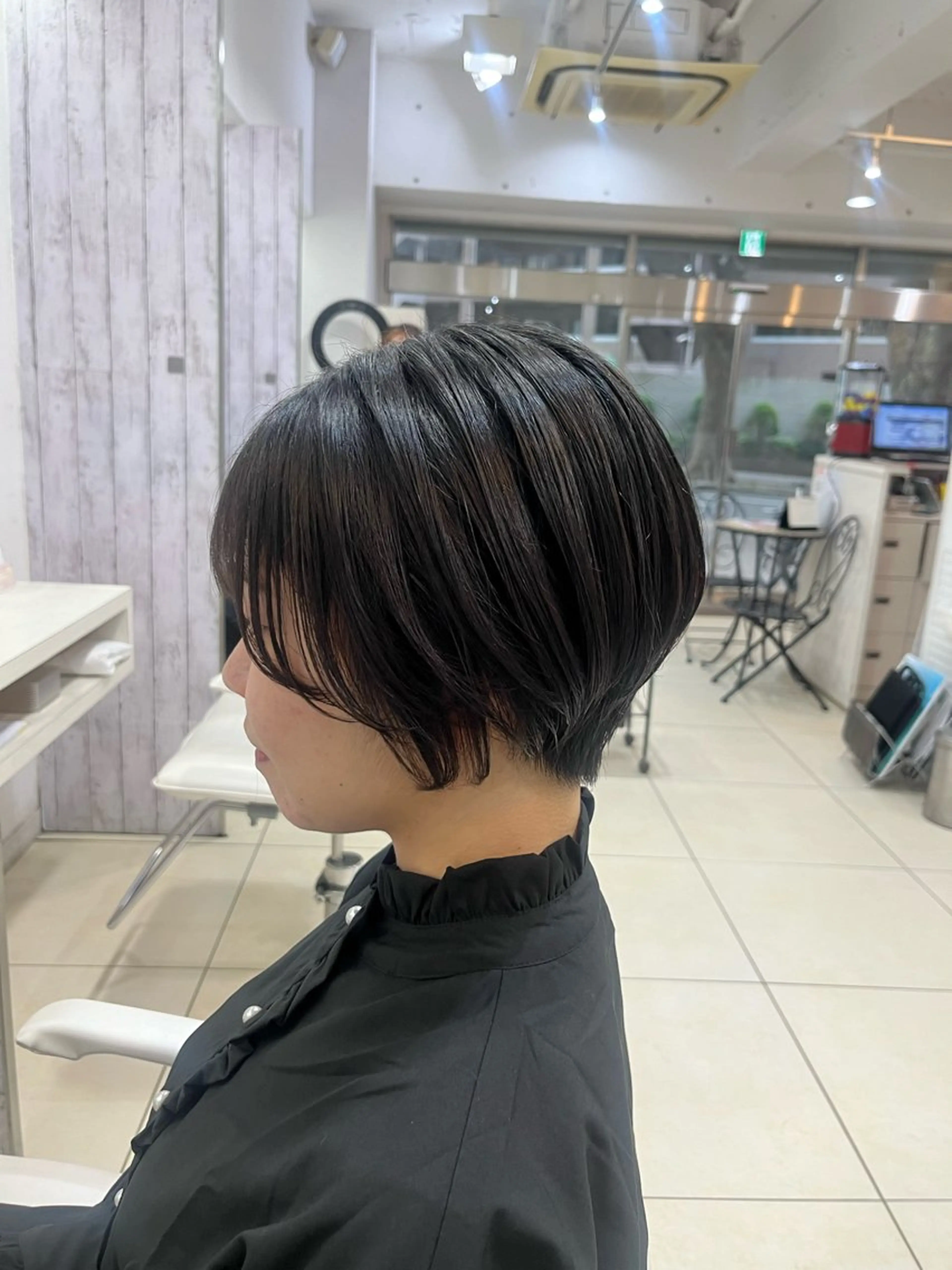 ショート 【髪質改善カラー】 あむ·. ⟡ 🖤のヘアスタイル