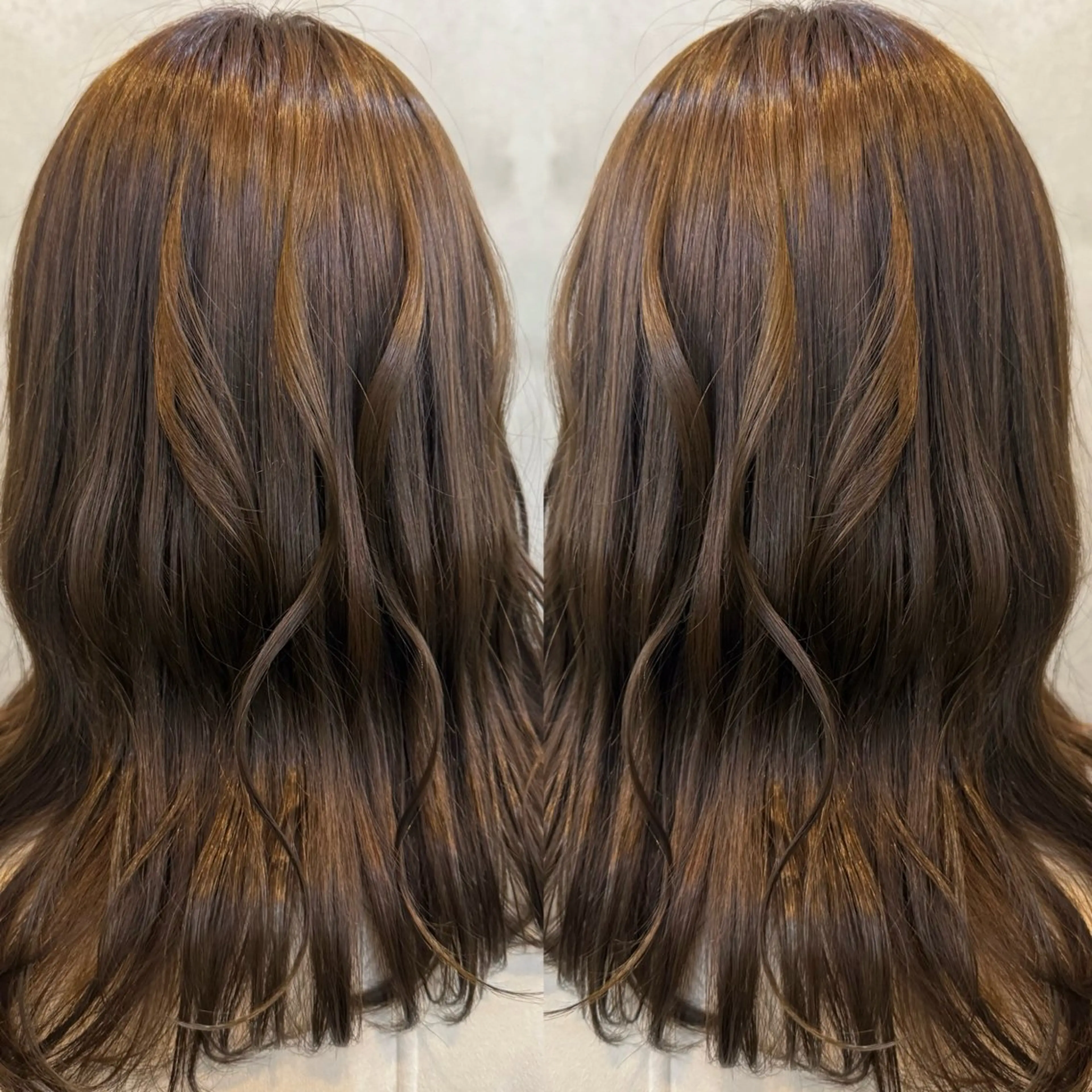 セミロング ヘアカラー トリートメント モデル様募集中/ 吉祥寺/ほえみのヘアスタイル