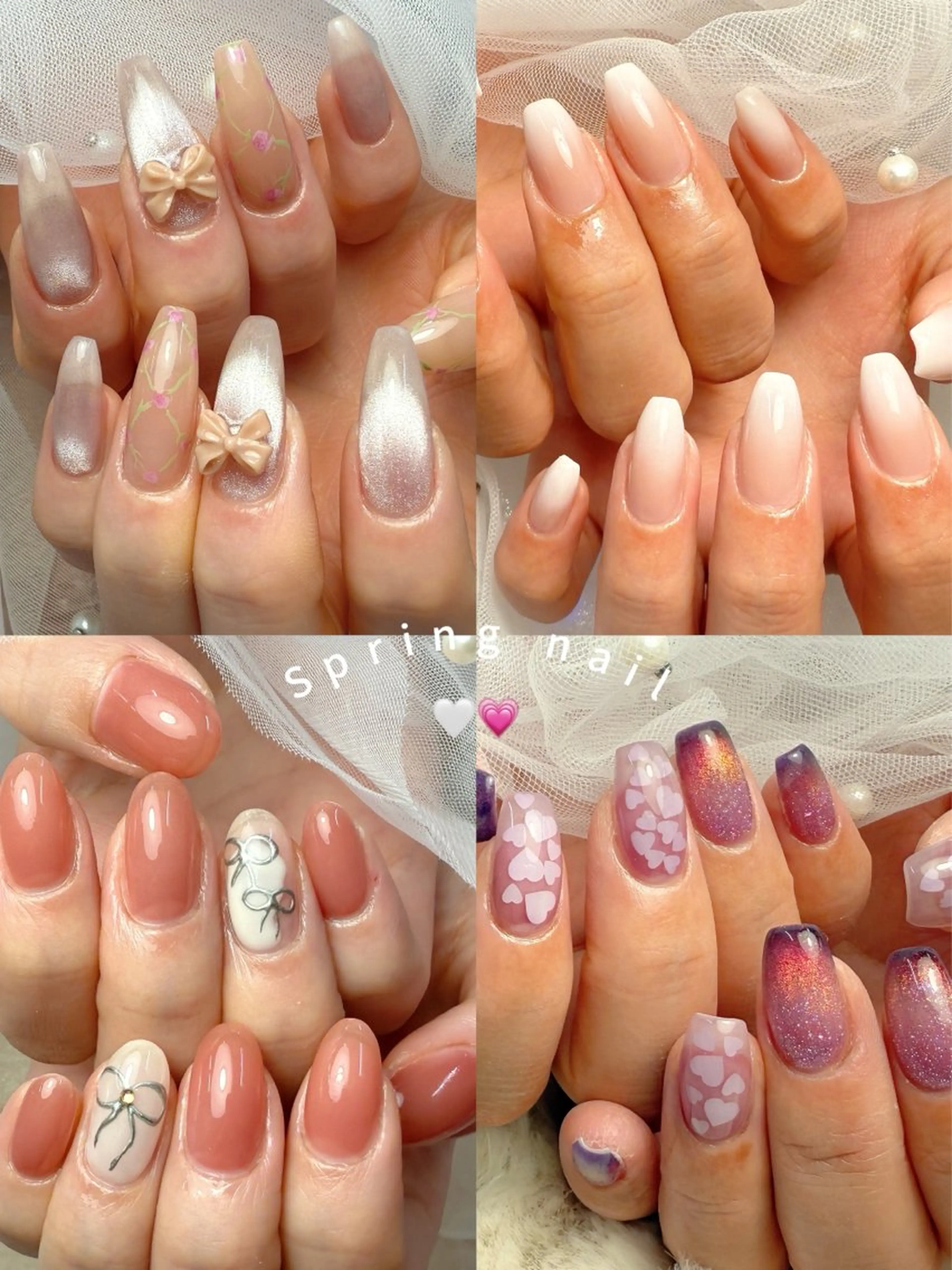 カラー 透明感カラー グラデーションカラー ハンドネイル ToliyDeliy Nail Salonのネイルデザイン