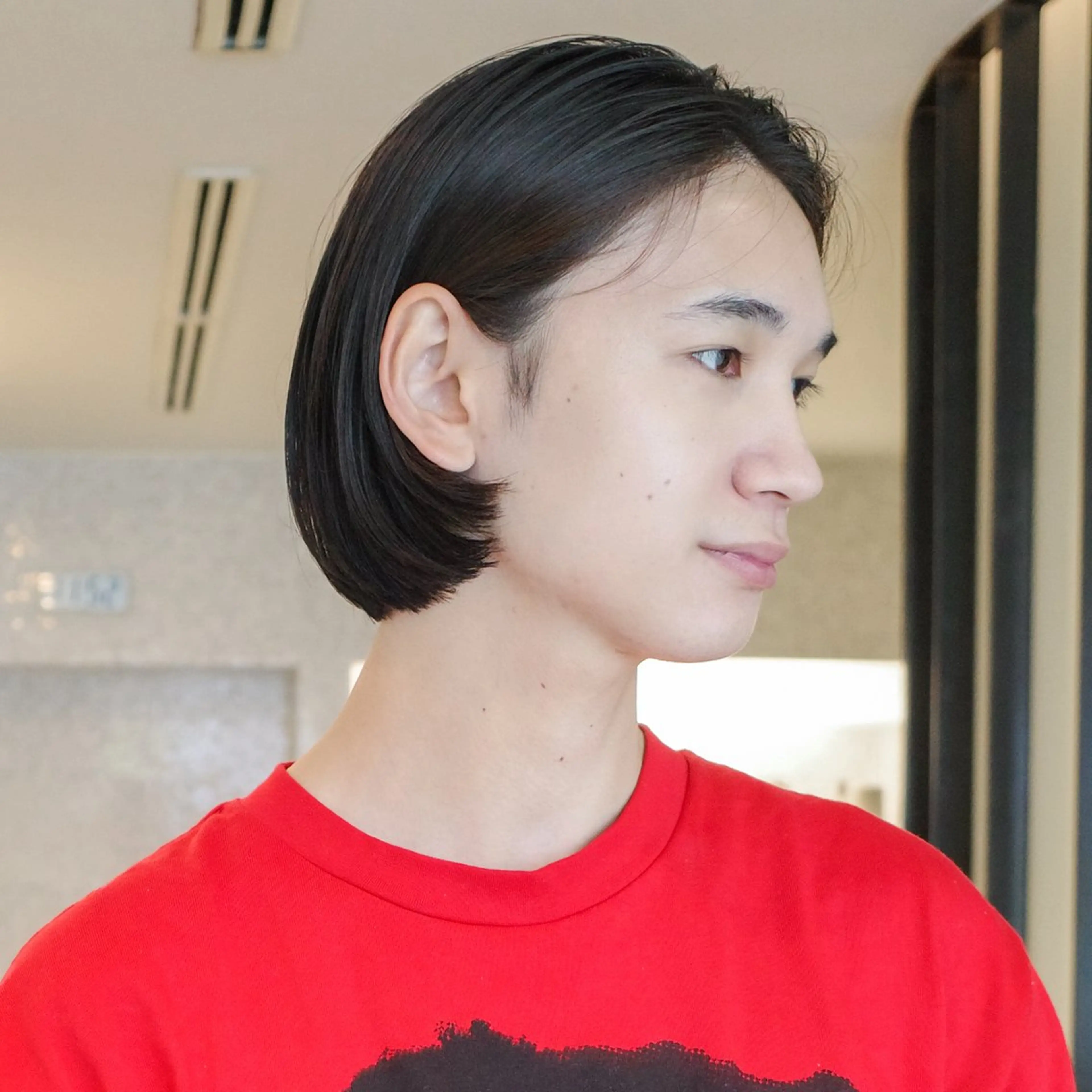 ミディアム メンズ カット トリートメント ボブ特化美容師/ ボブパーマ/ミツイのヘアスタイル