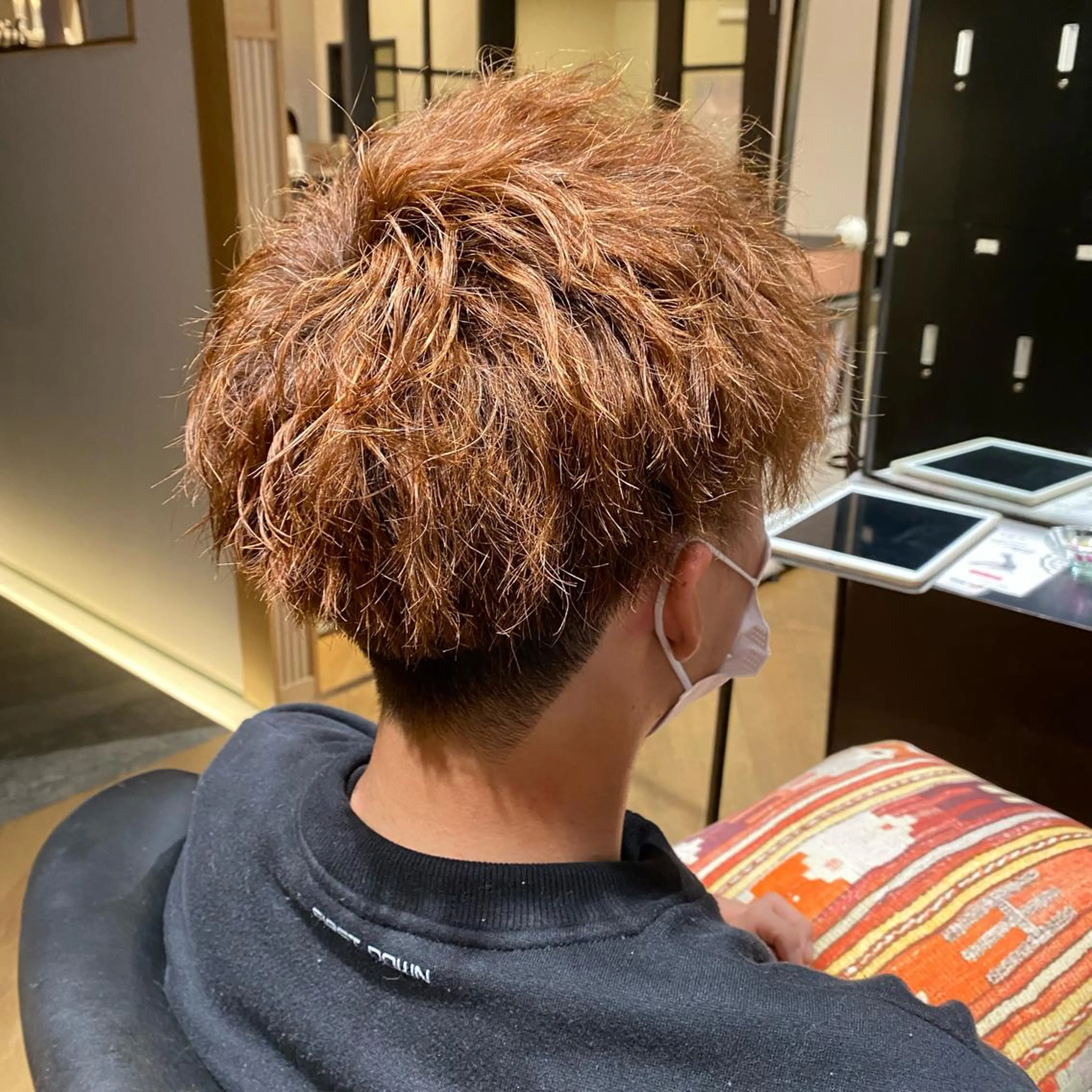 パーマ メンズ メンズパーマ ツイストスパイラルパーマ スパイラルパーマ 丸田 幹太のヘアスタイル