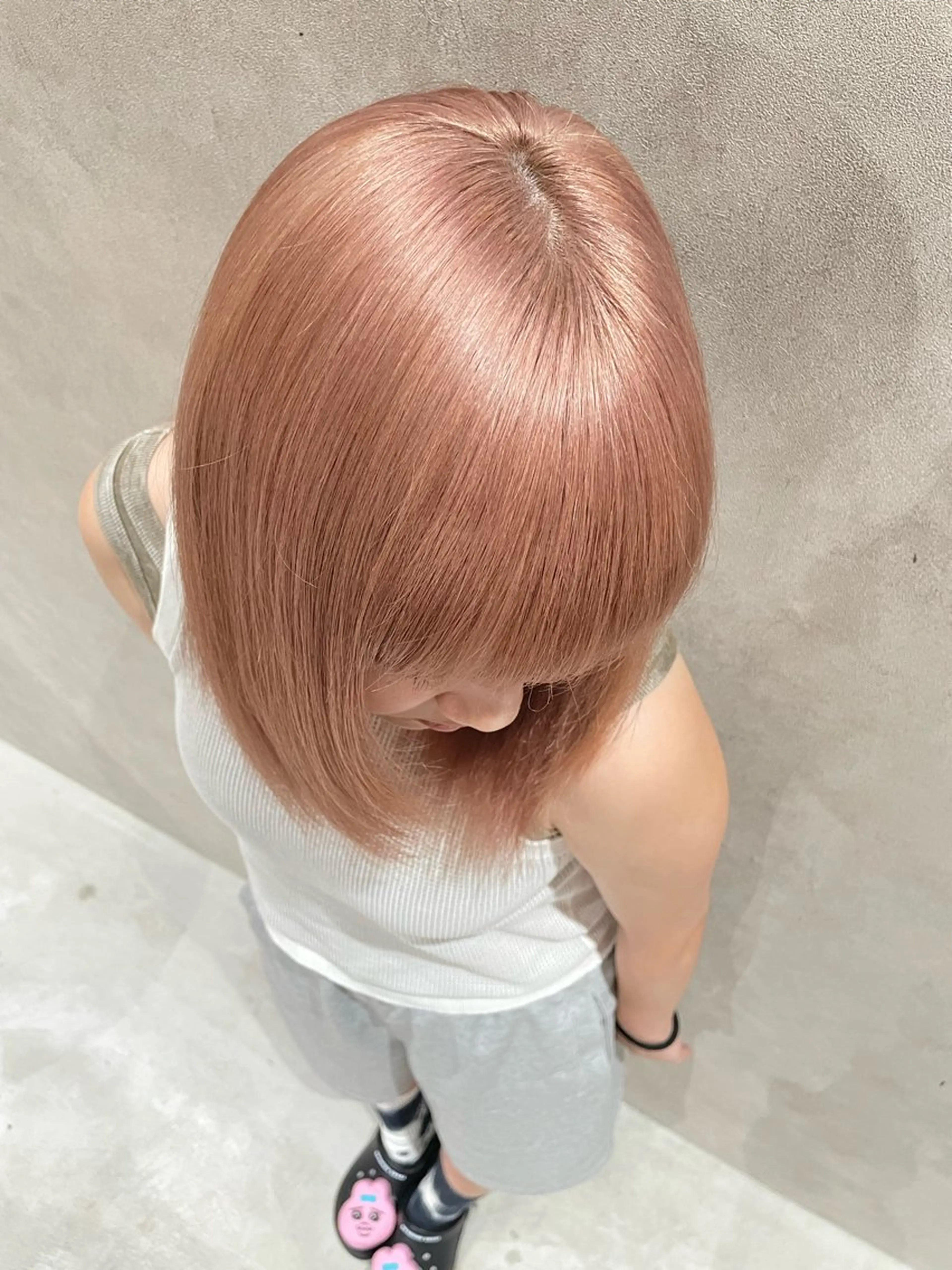 ミディアム ヘアカラー isseiハイトーン /韓国レイヤーのヘアスタイル