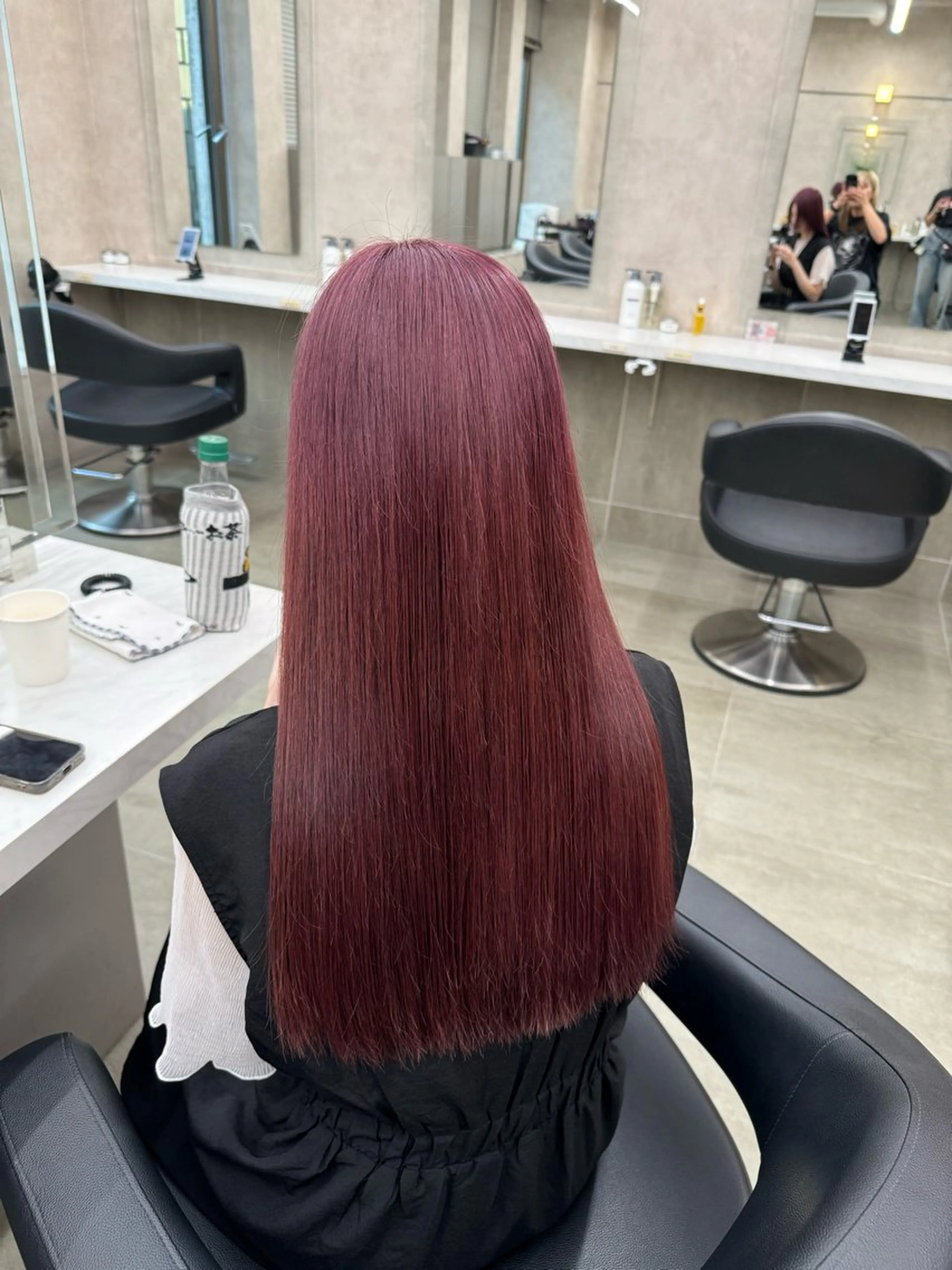 ロング カラー パーマ ヘアアレンジ メンズ キッズ 韓国系🇰🇷🩶 艶暗髪/MEIのヘアスタイル