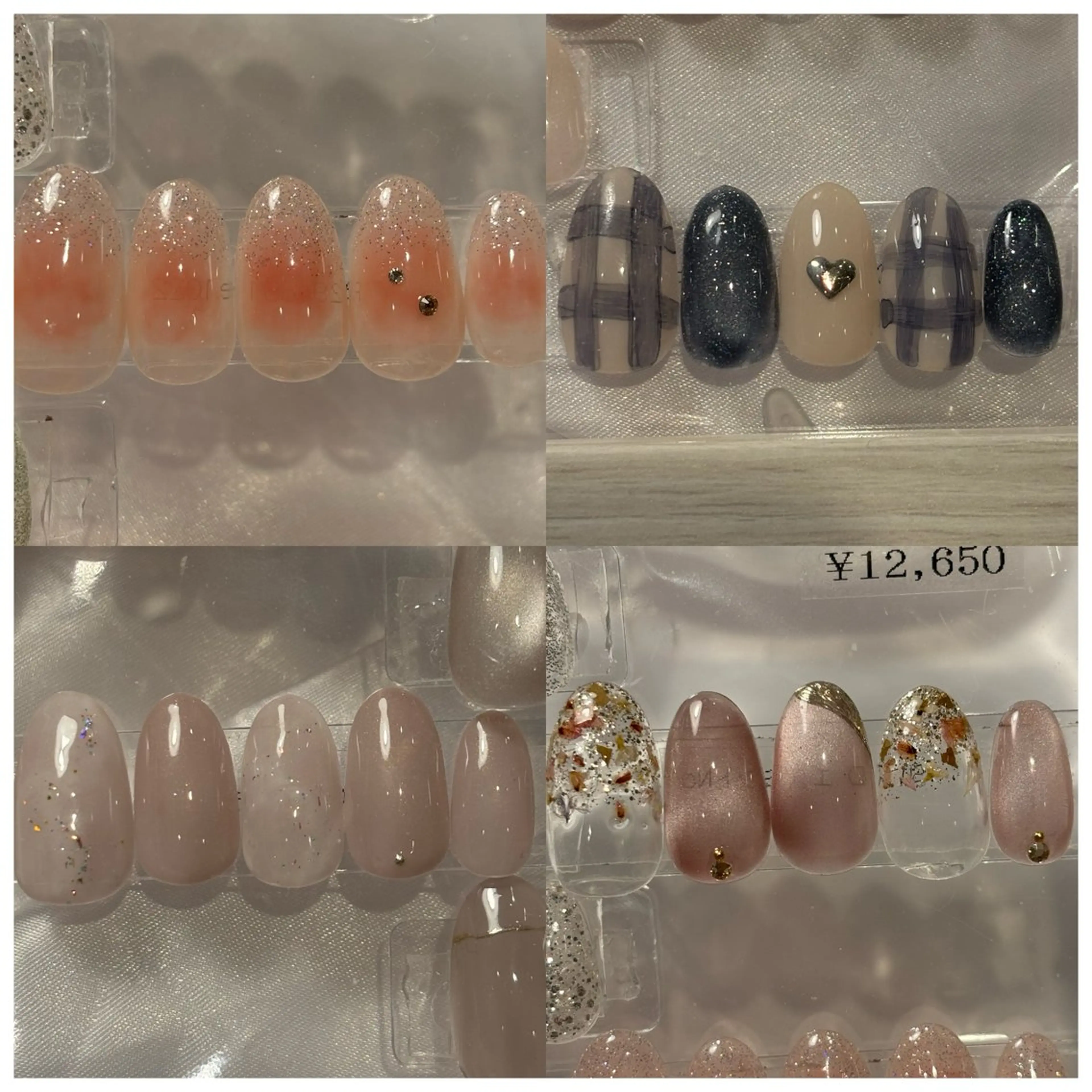 4/20(月)15時~デザインネイル(画像の4種から選択🉑)120分💅🏻@abbie目白店の写真