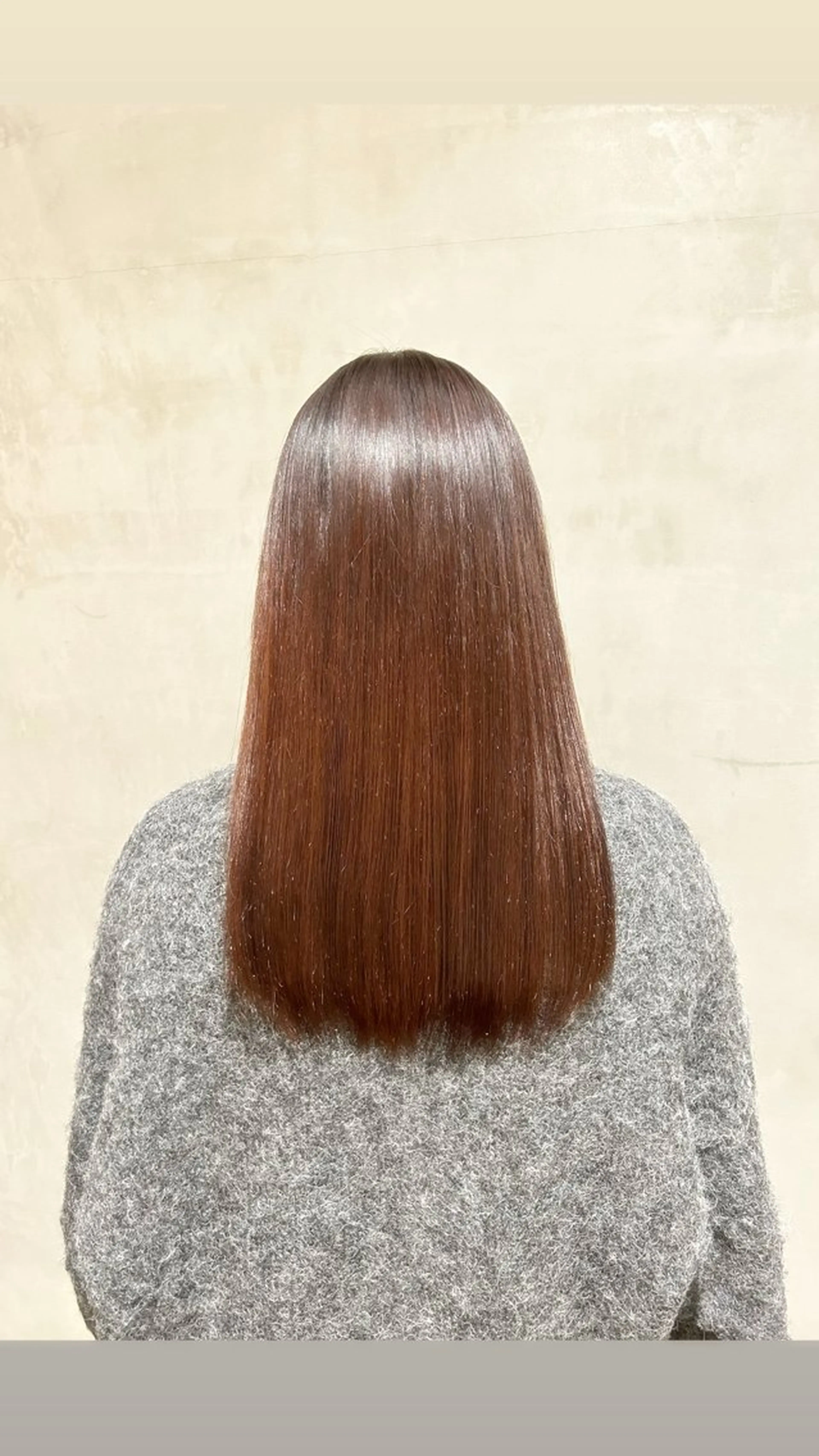 ロング 縮毛矯正 タナカ カナ🫧のヘアスタイル