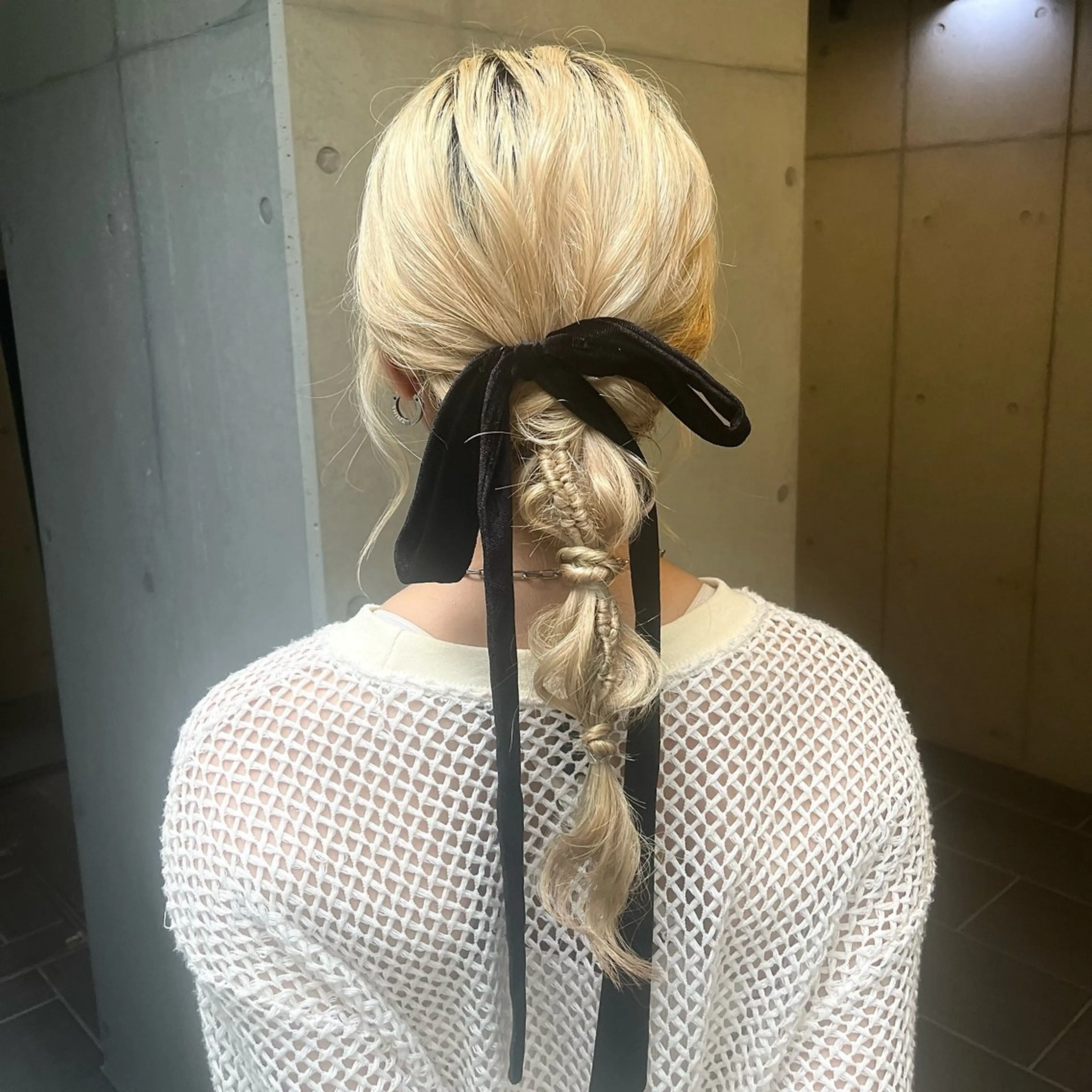 セミロング ヘアアレンジ 〖❁ちひろ| LEONID❁〗のヘアスタイル