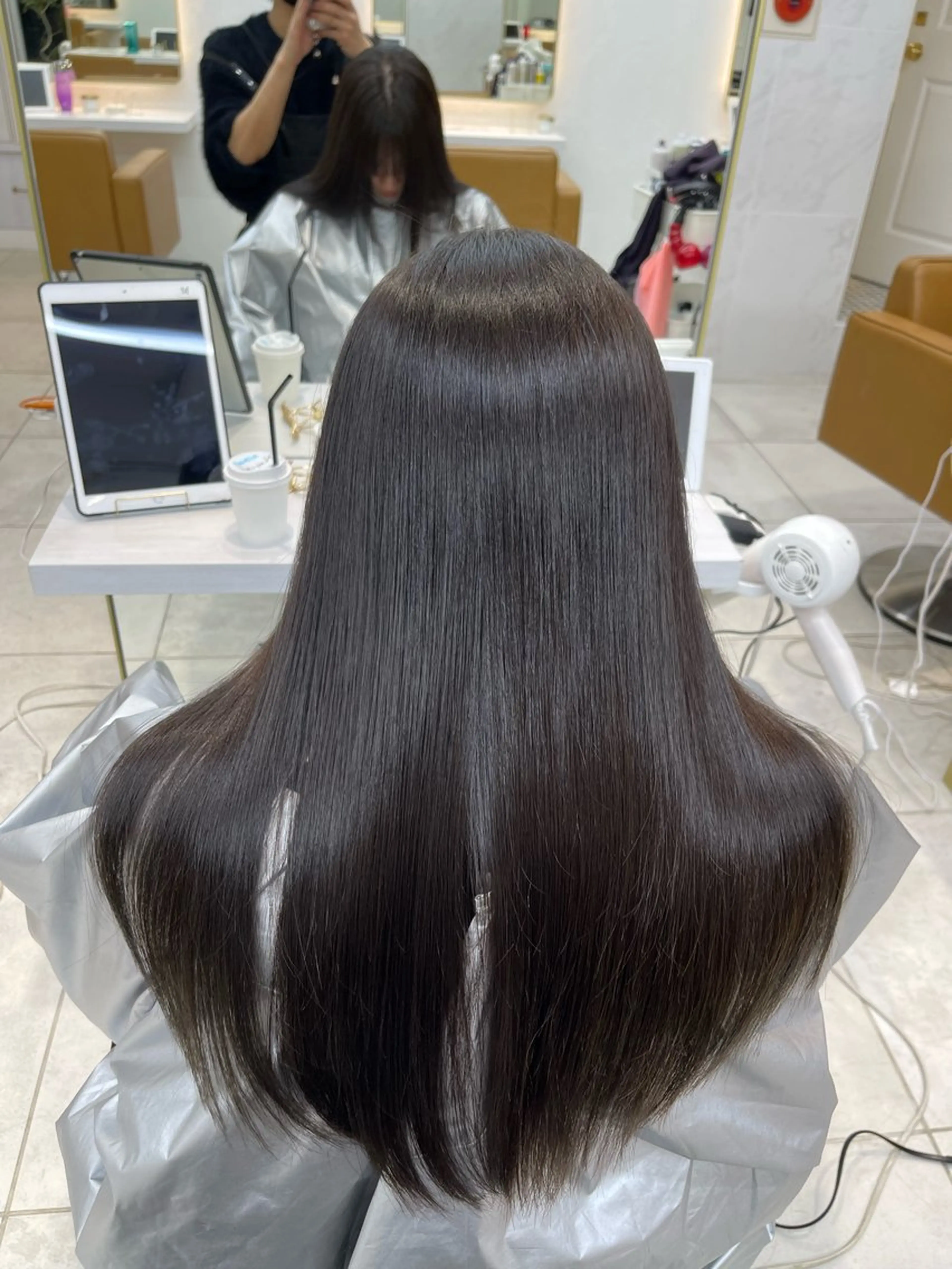ロング 中顔面短縮 顔まわり新田大翔のヘアスタイル