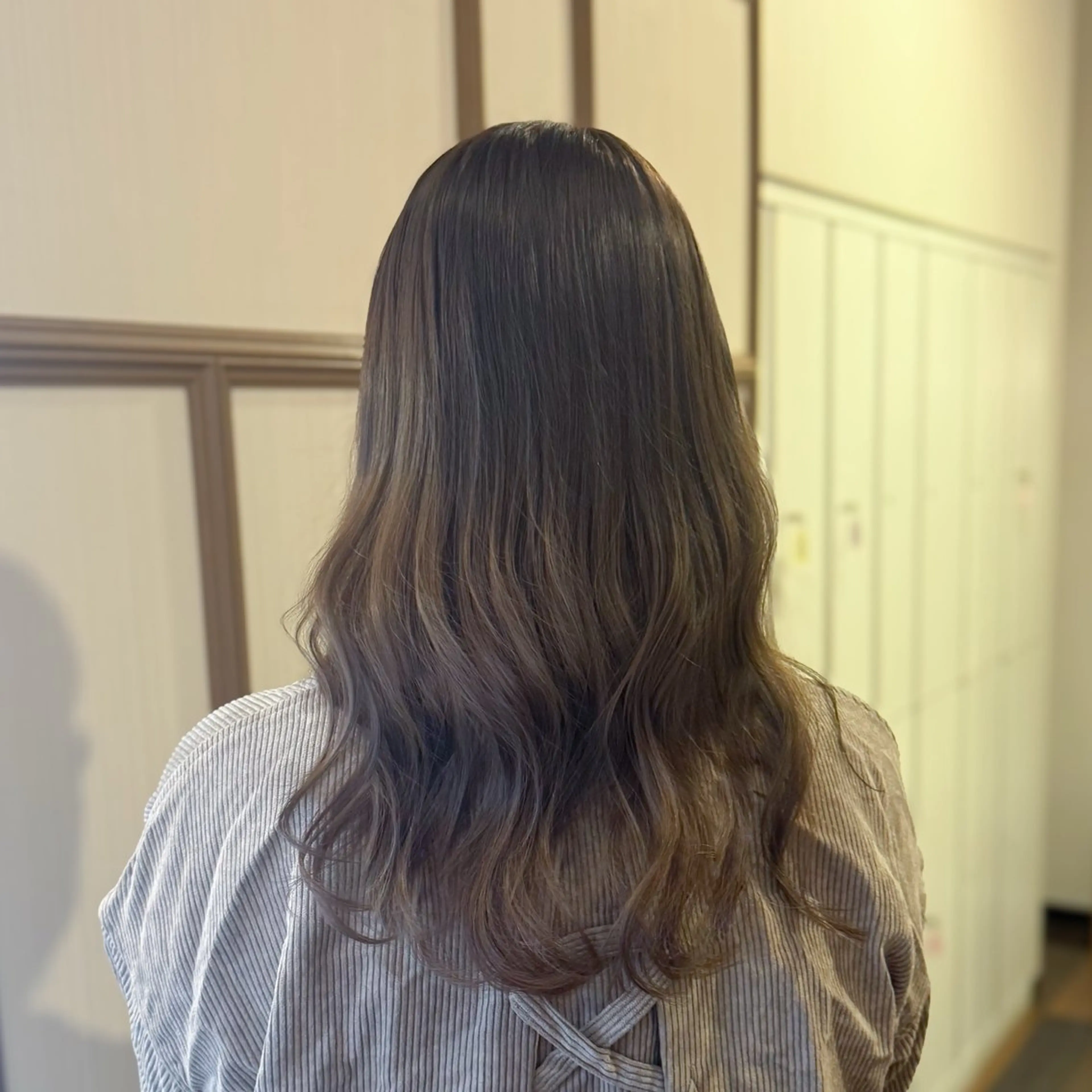 ロング カラー ベージュカラー オレンジ カット ヘアカラー 🍒ྀིナカヤマ ミオ🍒ྀིのヘアスタイル