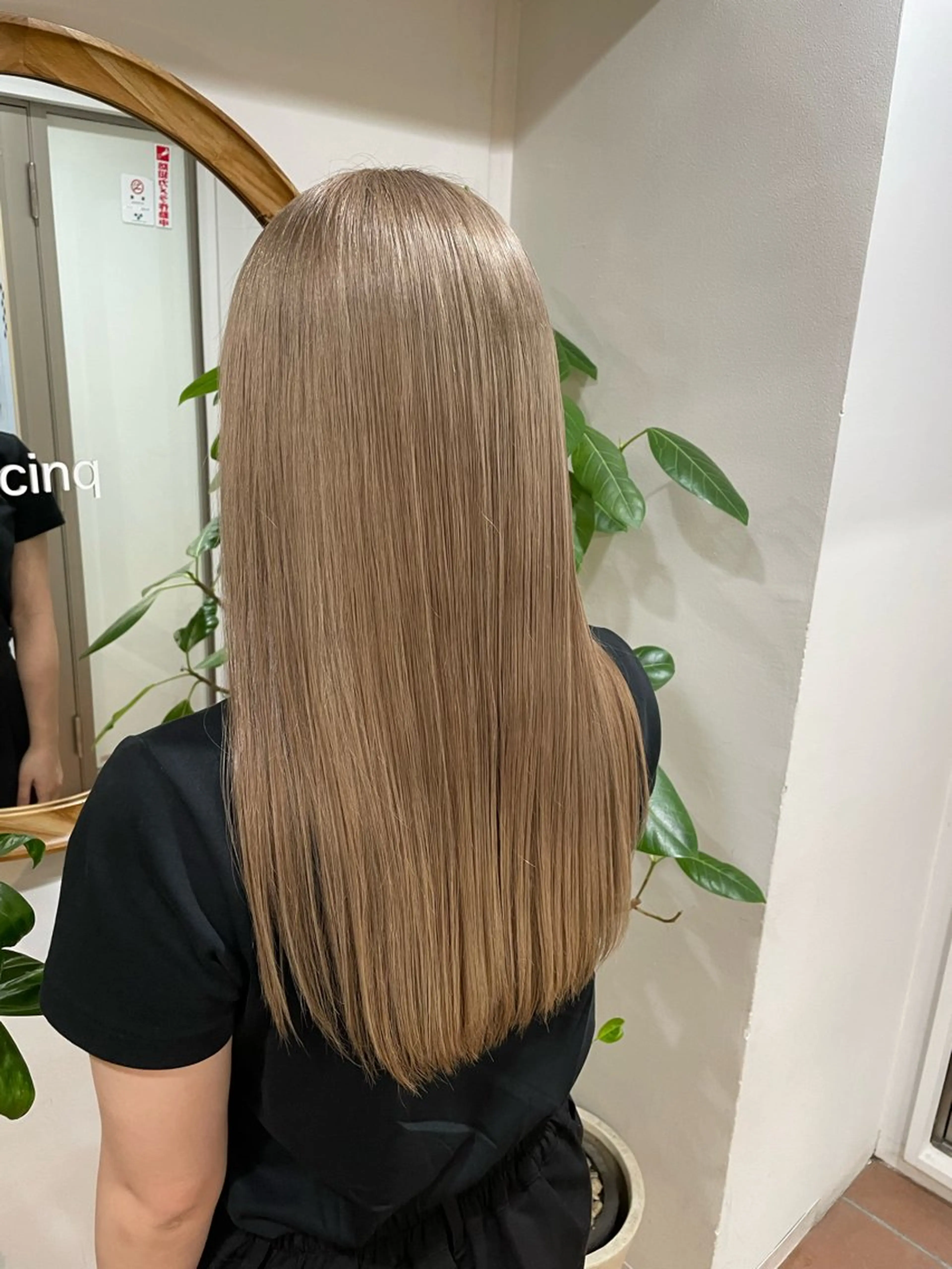 ロング ミルクティーベージュ /ボブ/あげは🎀のヘアスタイル