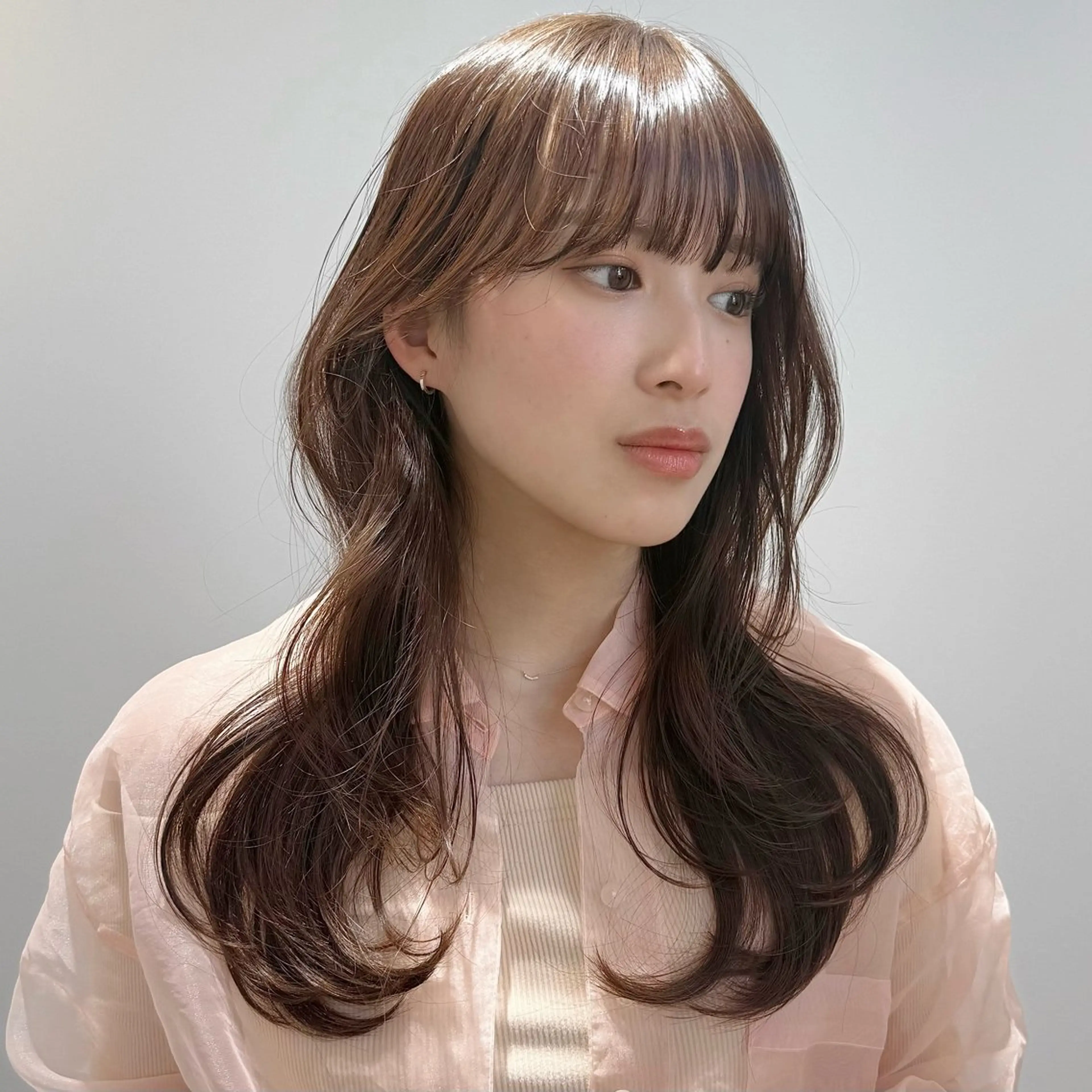 ロング レイヤーカット カット ヘアカラー トリートメント レイヤー/くびれヘア /パーマ💚千琴のヘアスタイル