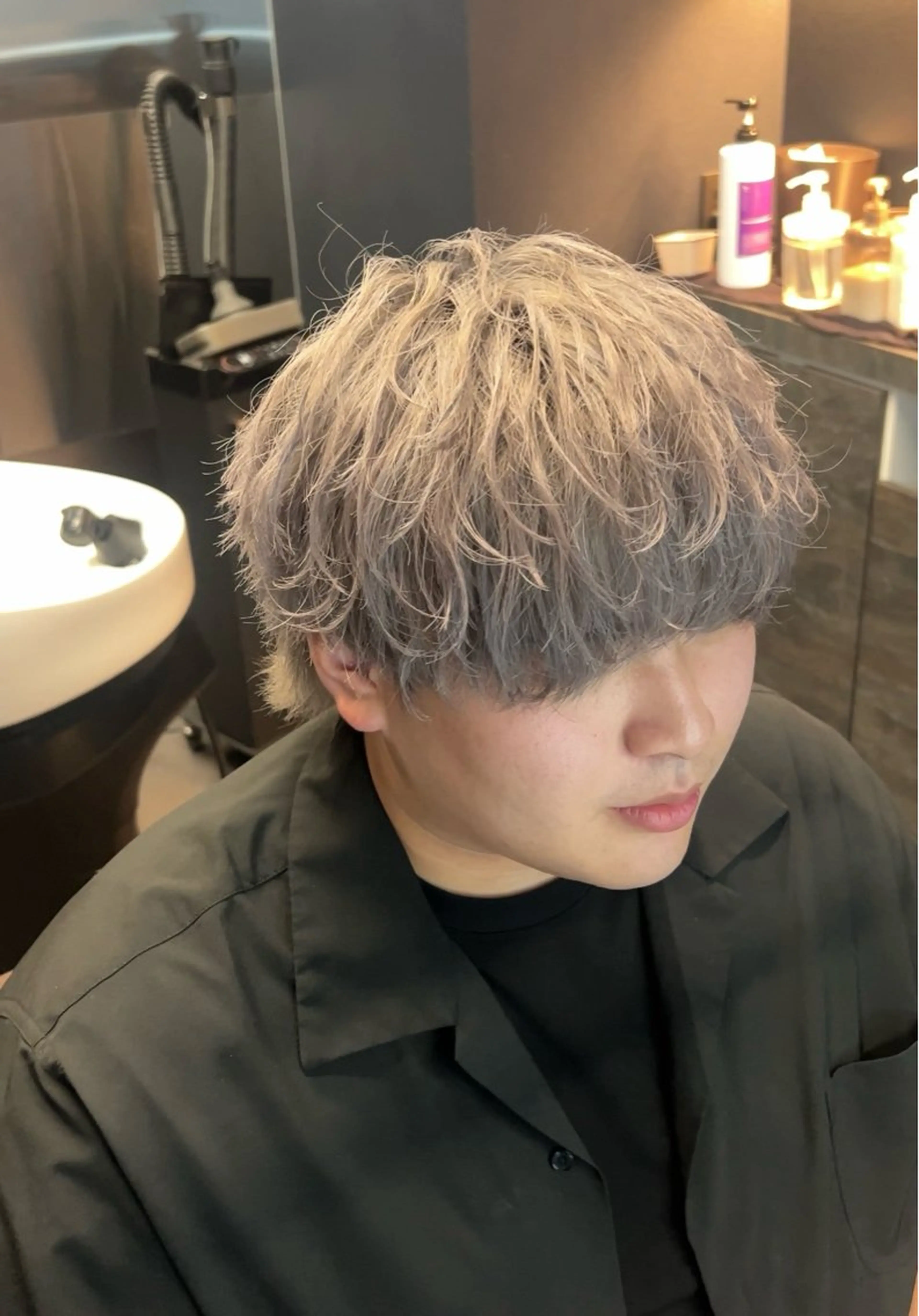 カラー メンズ カット ヘアカラー 【札幌メンズ特化】 つばさ🔥のヘアスタイル