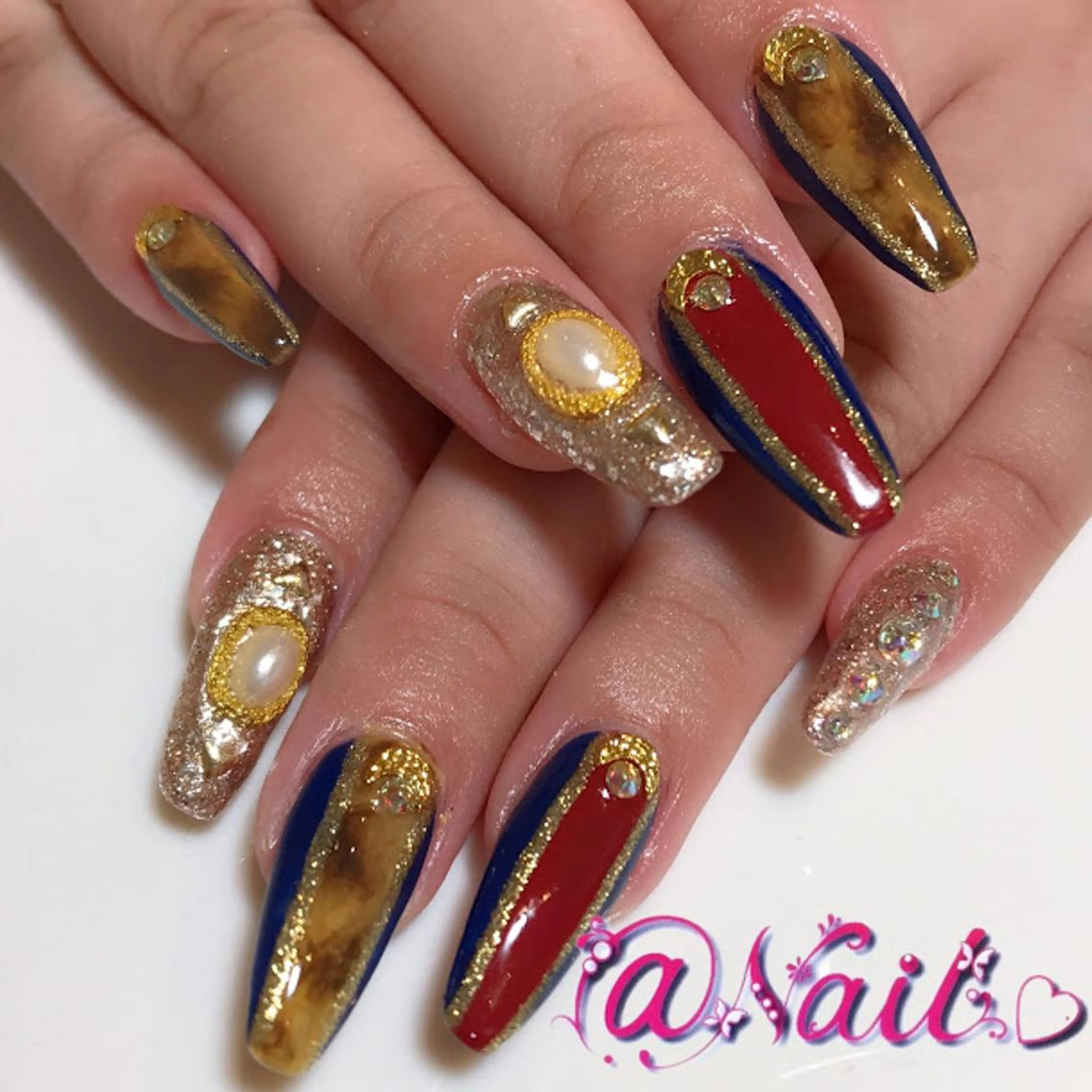 ネイル 小尾 栞のネイルデザイン