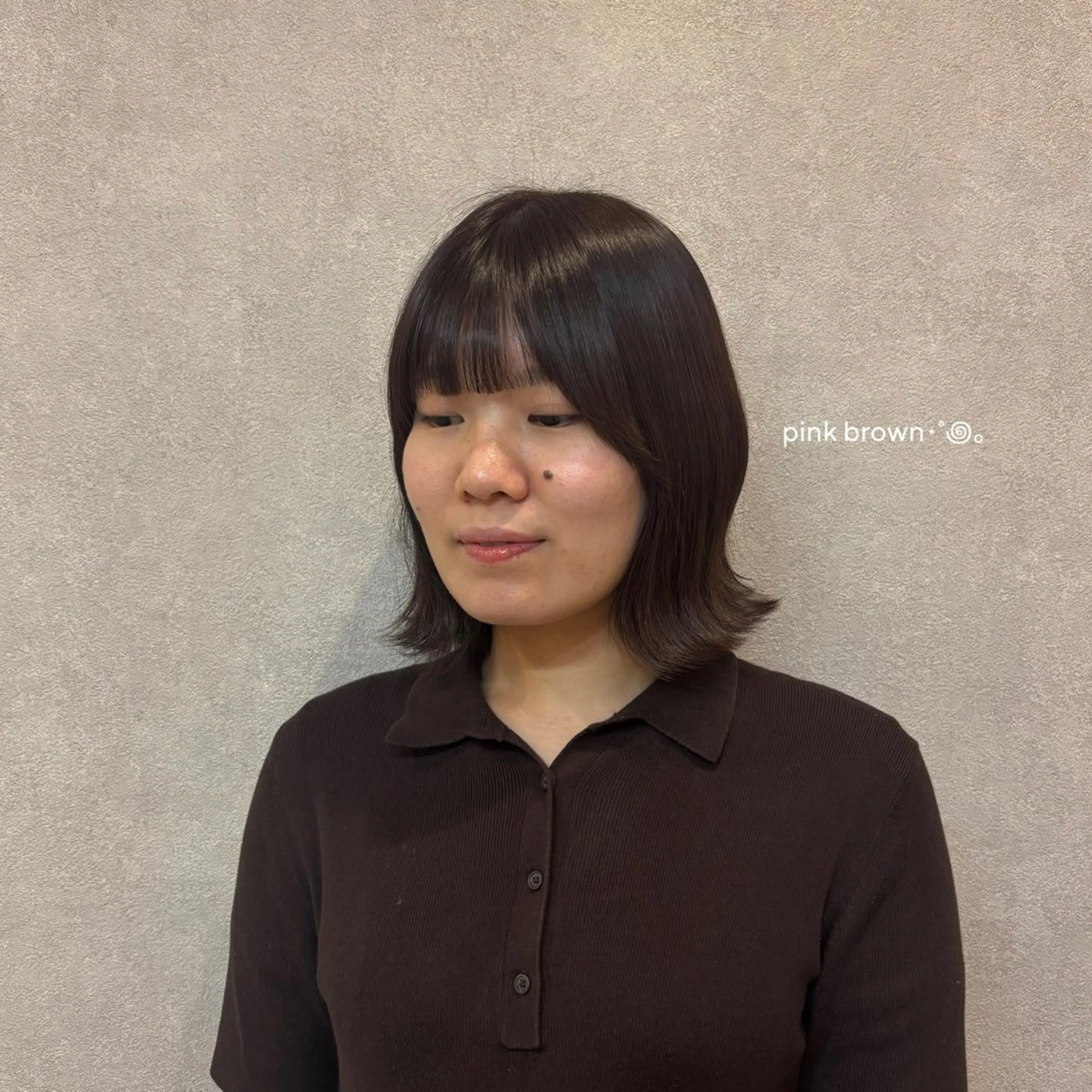 ミディアム ヘアカラー 🩶透明感カラー🩶 ミズキのヘアスタイル