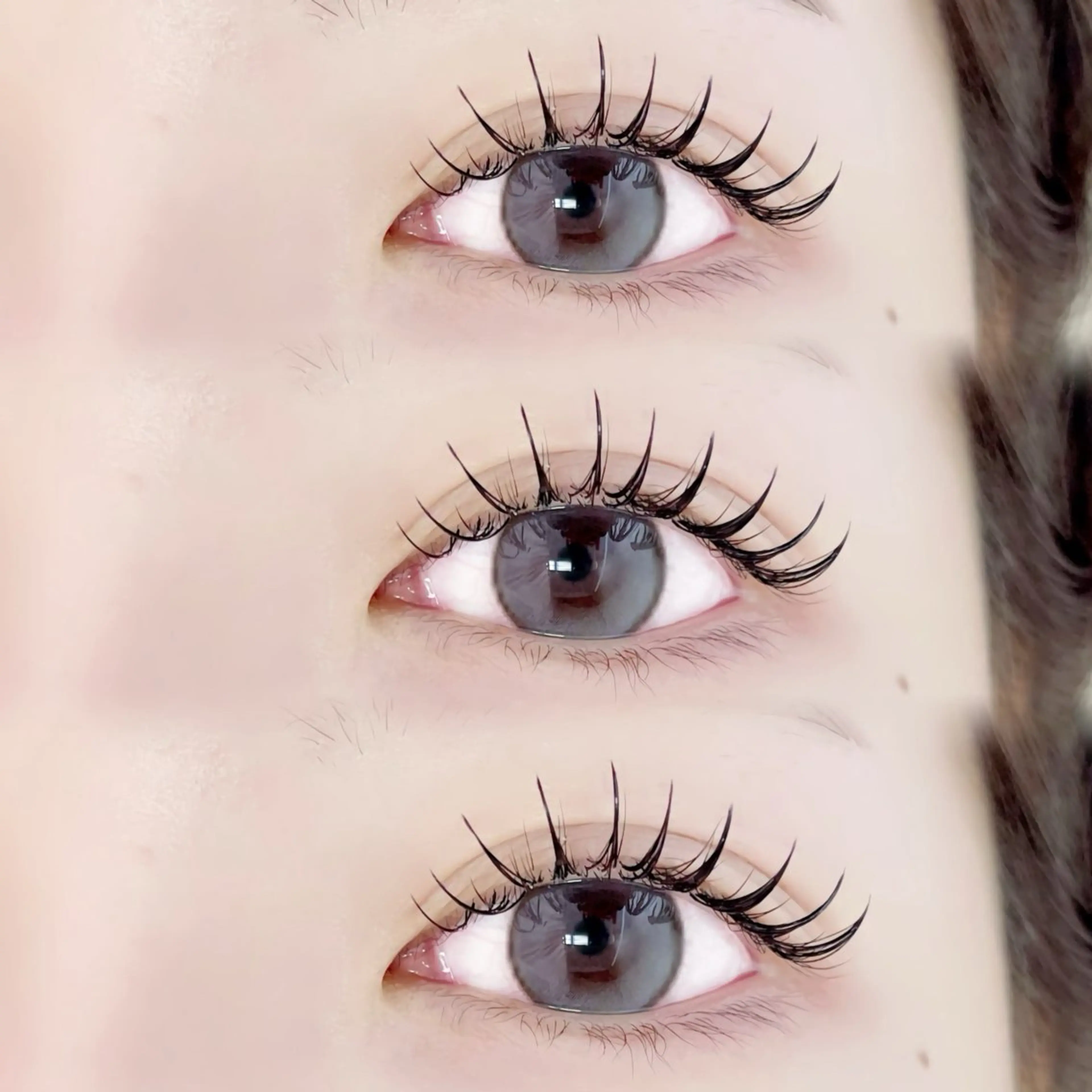 マツエク・マツパ マツエク 大阪梅田 SAKI 韓国風束感まつ毛のマツエク・マツパデザイン