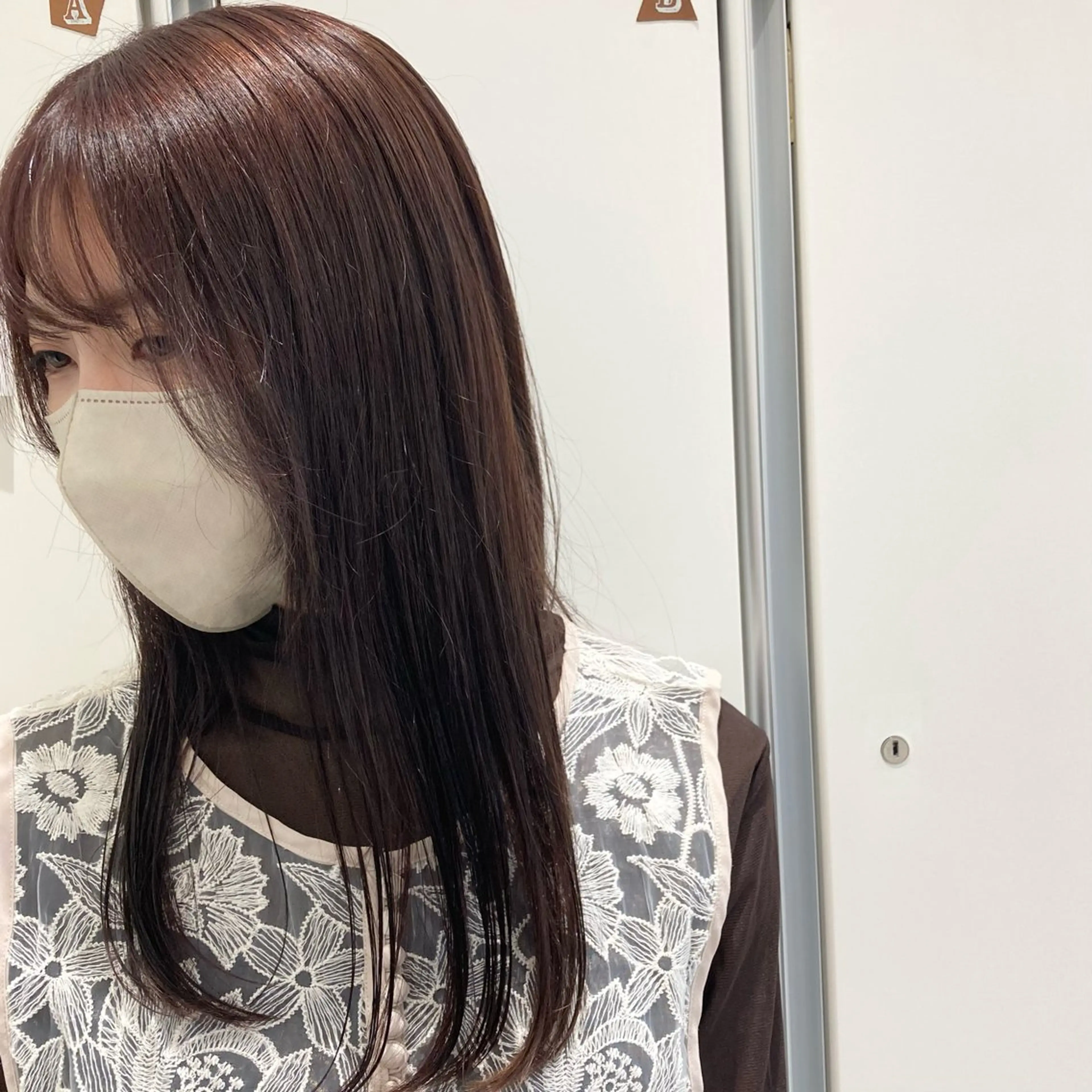 ロング 透明感ベージュ🎀 レイヤー/AOのヘアスタイル