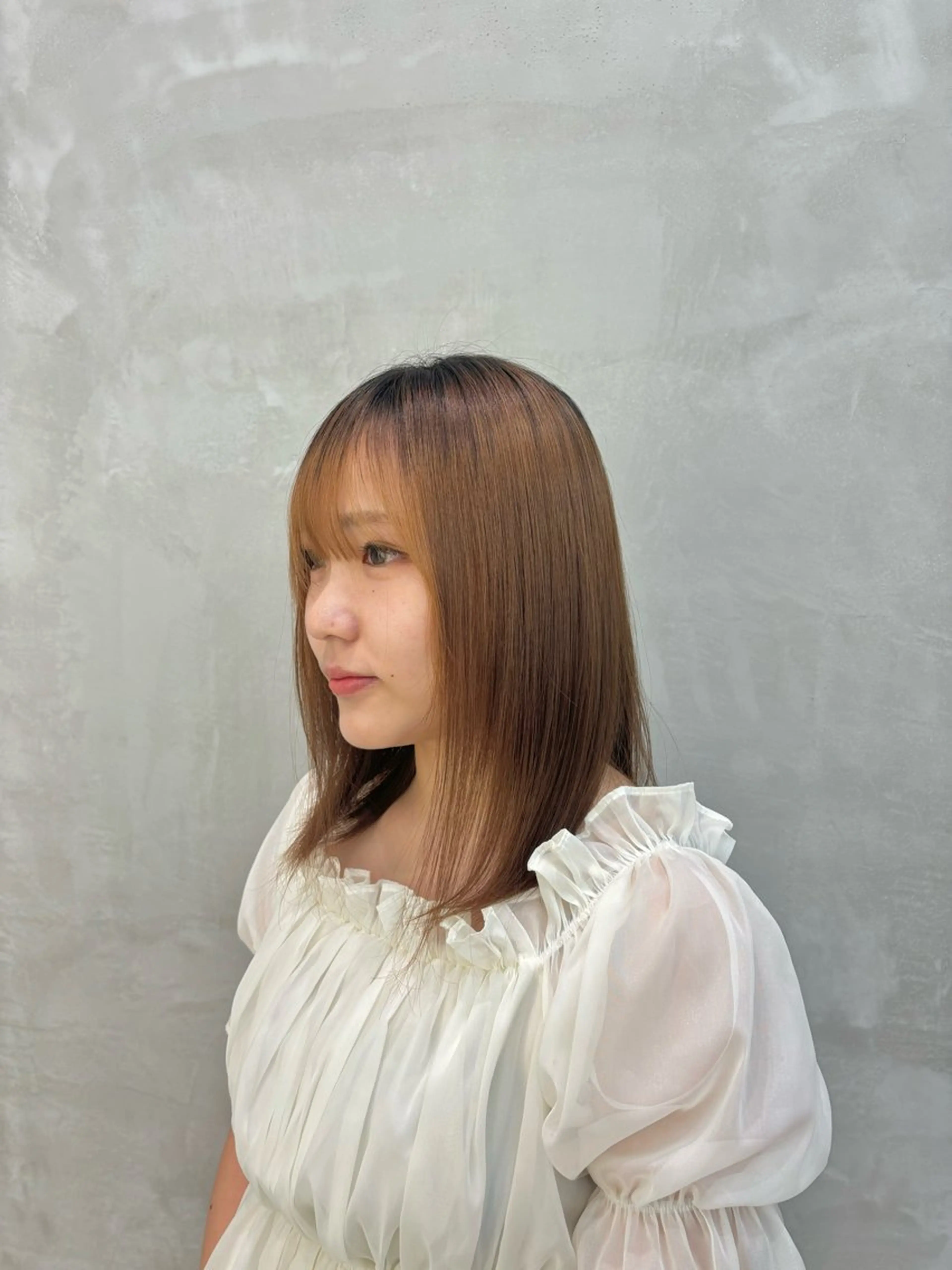 ミディアム ALLY所属・🫧透明感カラー🫧 AYANAのヘアスタイル