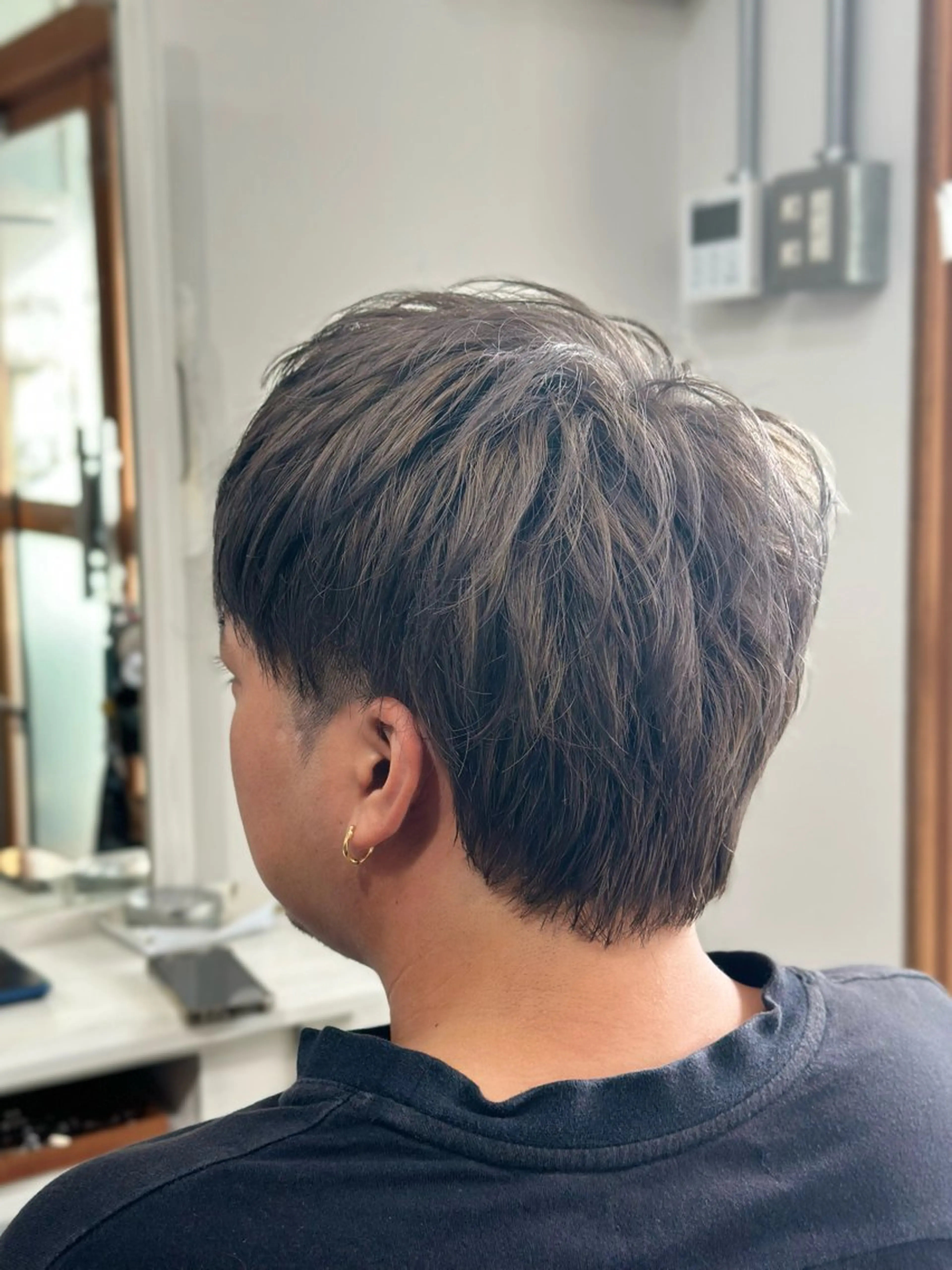 カラー メンズ 透明感カラー グレージュ ヘアカラー Snalyメンズ特化 スエハラのヘアスタイル