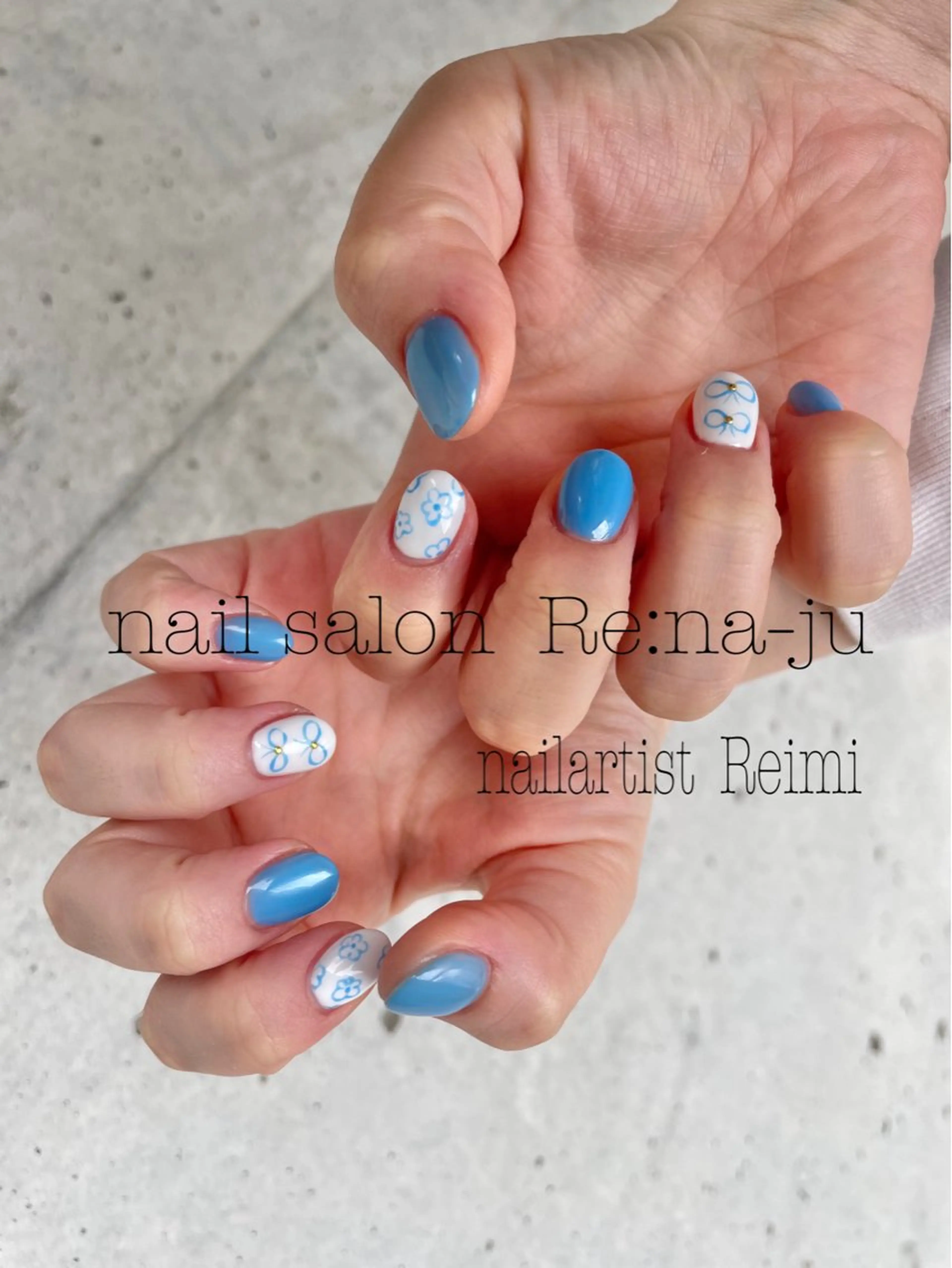 ネイル 持ち込み Rena-ju キャサディのネイルデザイン