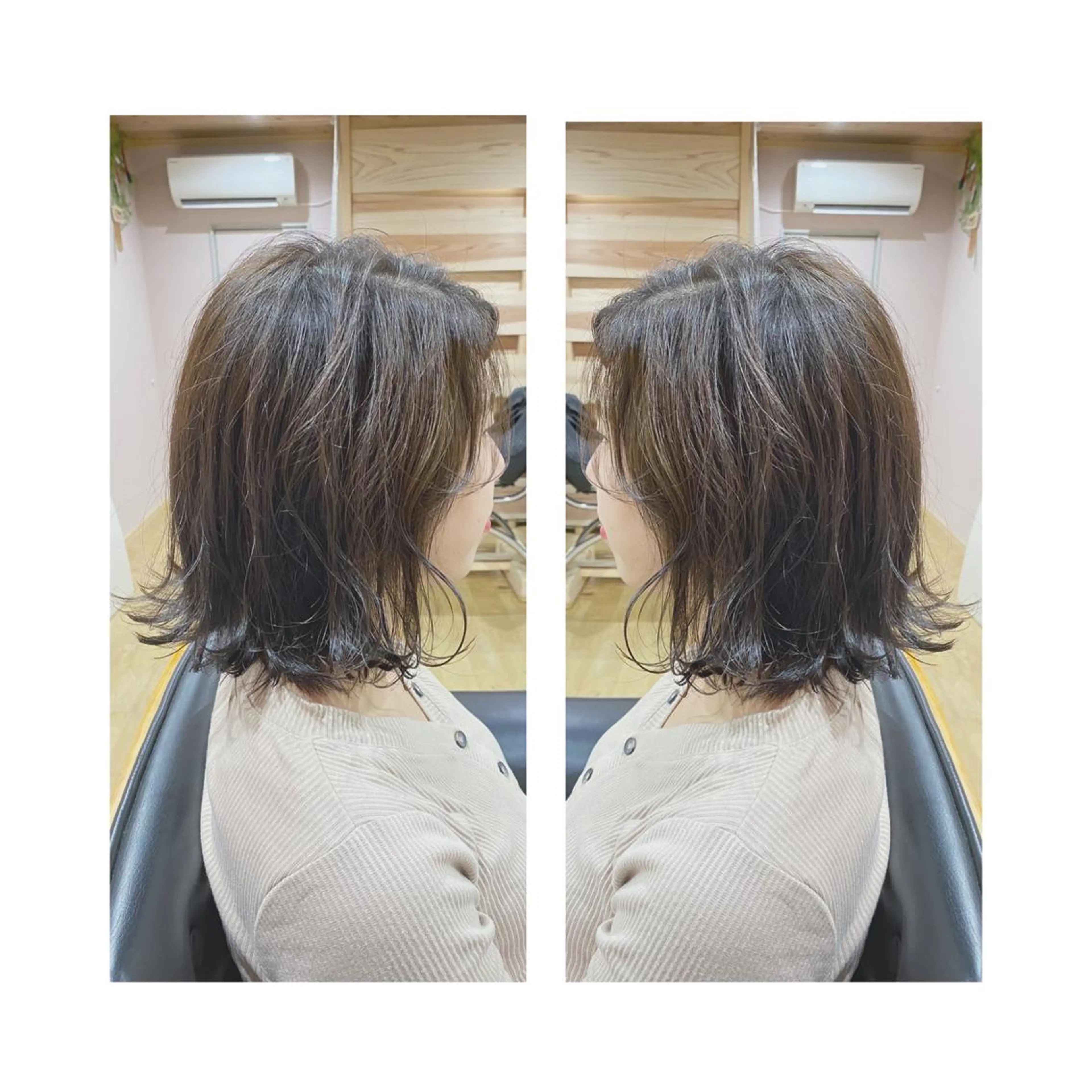 ミディアム Asuka Mabuchiのヘアスタイル