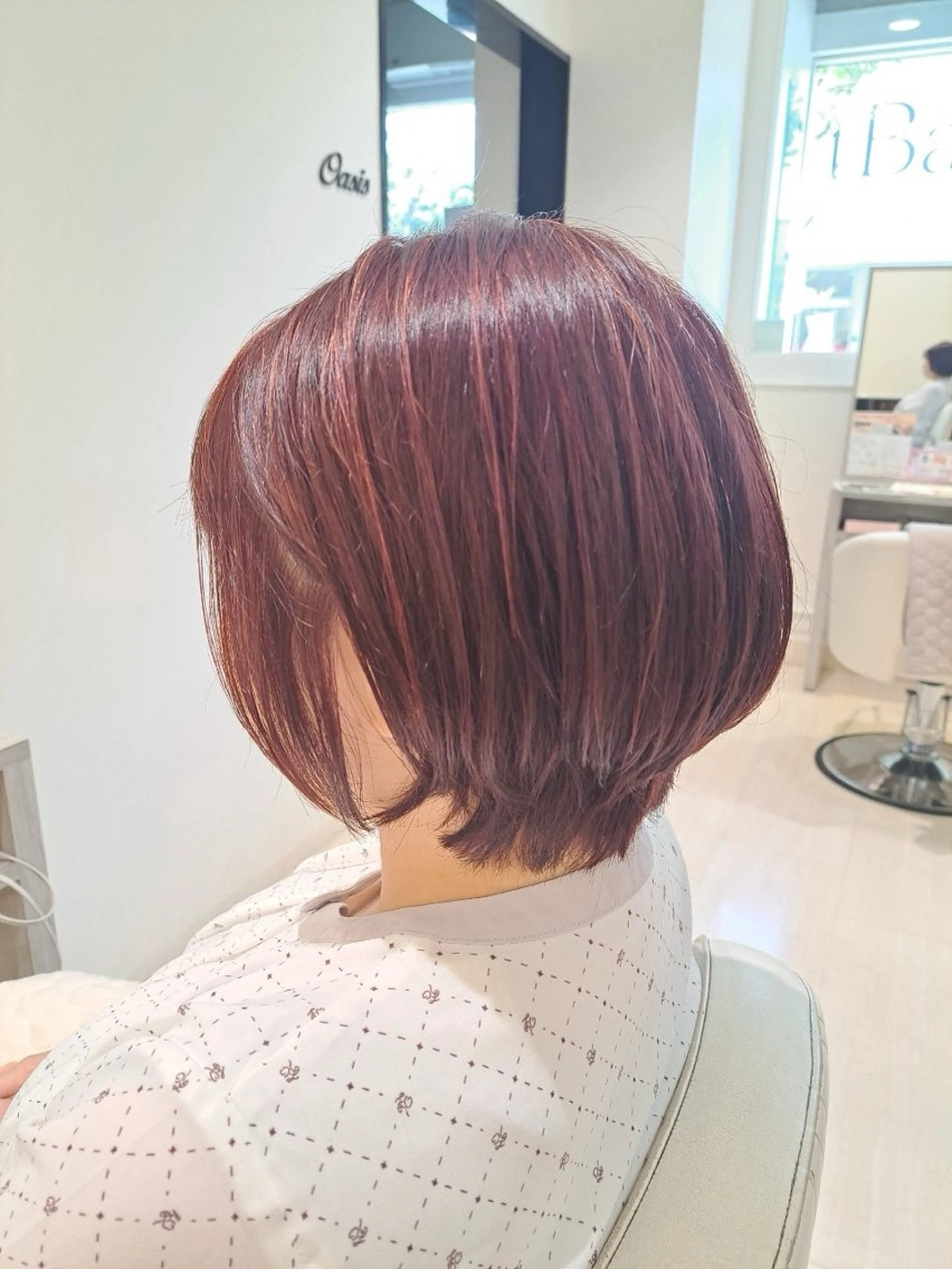 カラー ピンクカラー 高原 歌映来のヘアスタイル