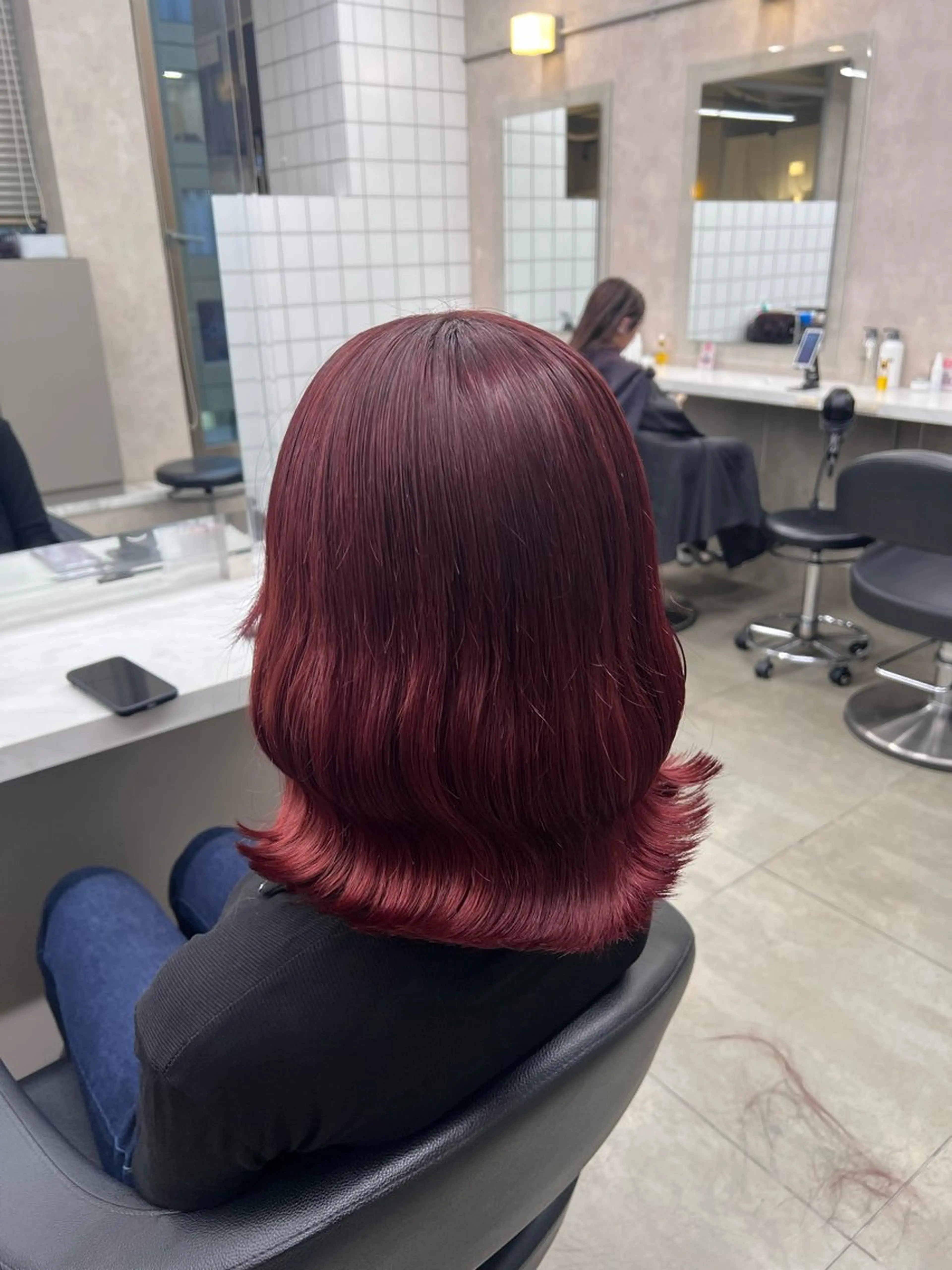 ミディアム カラー 💖札幌カラー 指名No.1💖玲奈のヘアスタイル