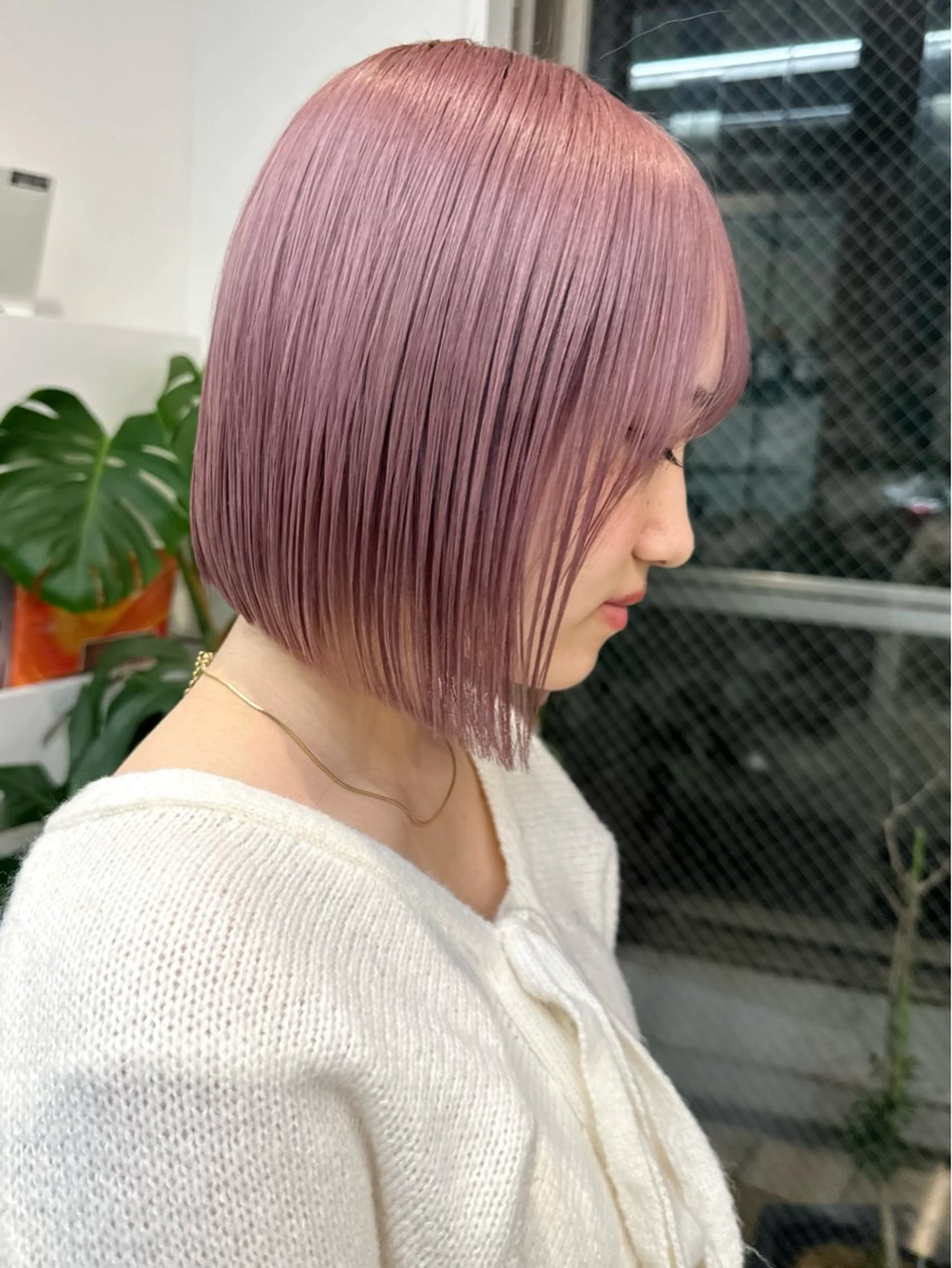 ショート ボブ ハイライト🌟/ ボブ/豊田のヘアスタイル